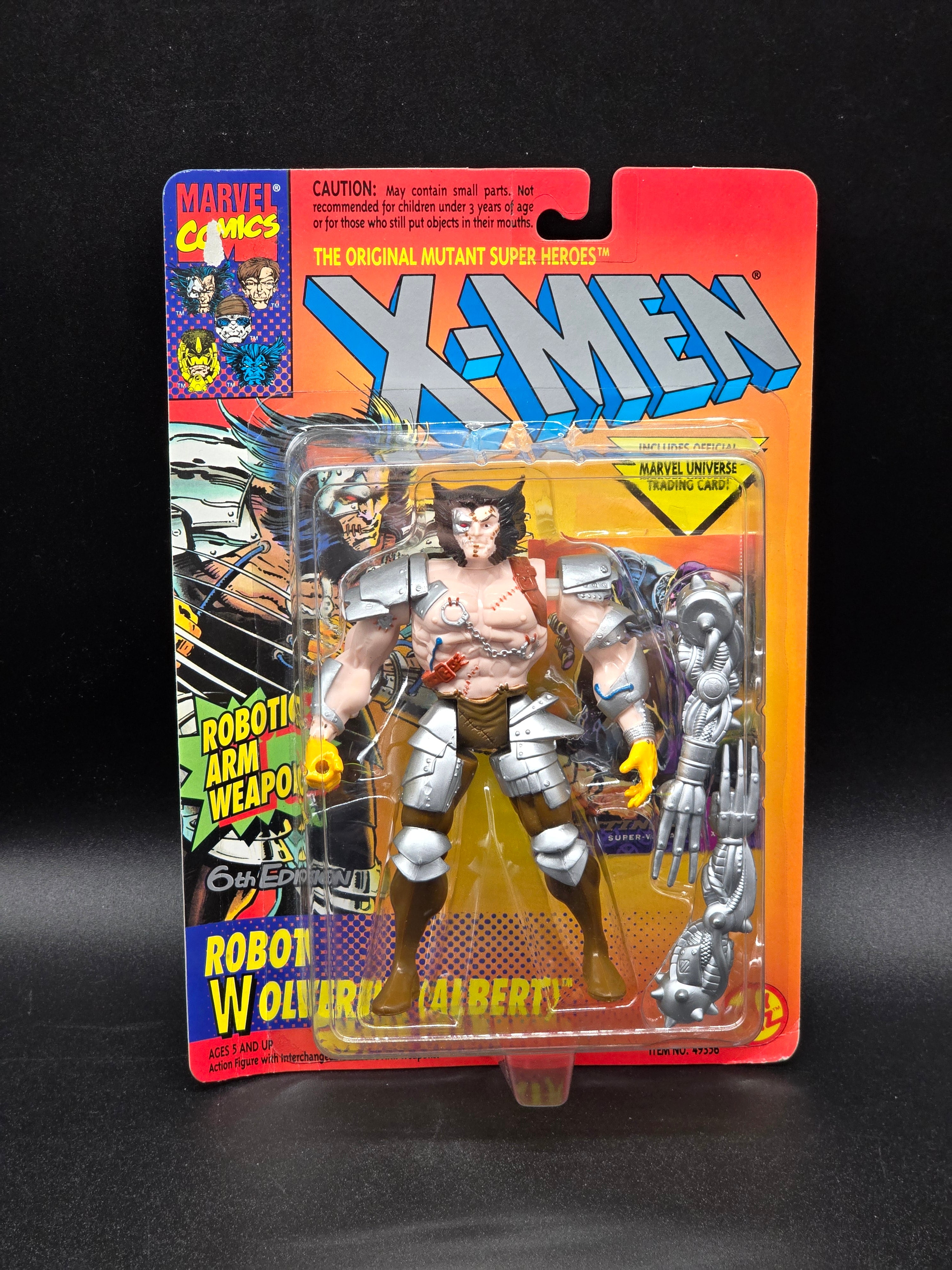 Albert Robot Wolverine 6th Edition X-Men Action Figure Toybiz 1994