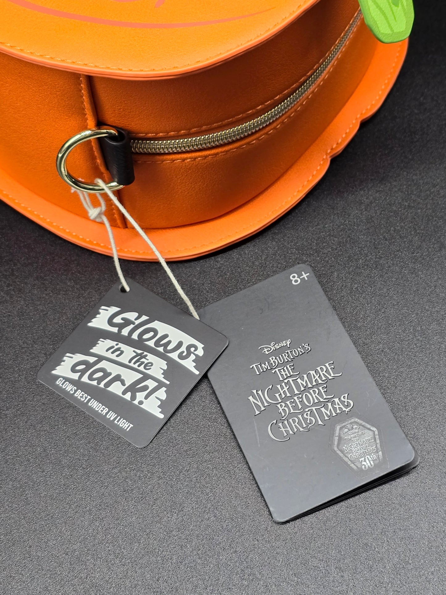 The Nightmare Before Christmas Jack-o'-Lantern Glow-in-the-Dark Crossbody Purse - EE Exclusive - Loungefly