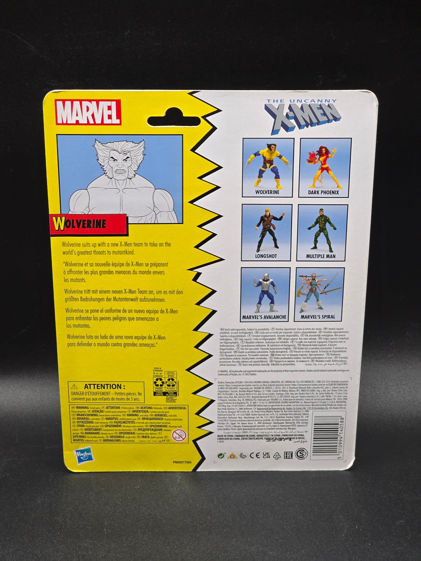 Wolverine X-Men Marvel Legends Retro