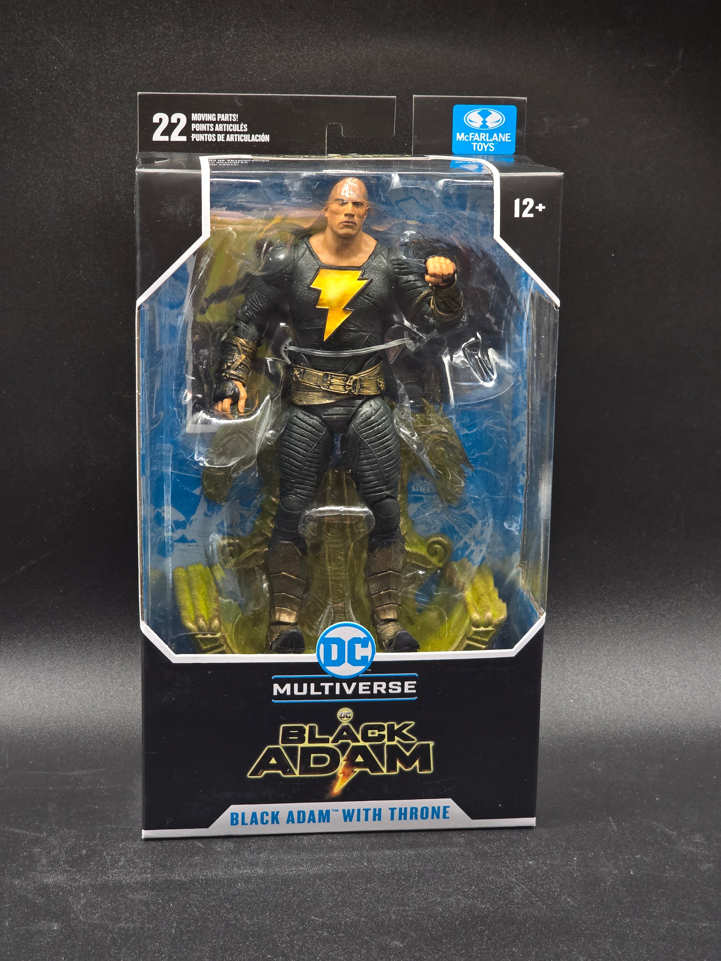 Black Adam with throne (Movie) DC Multiverse McFarlane