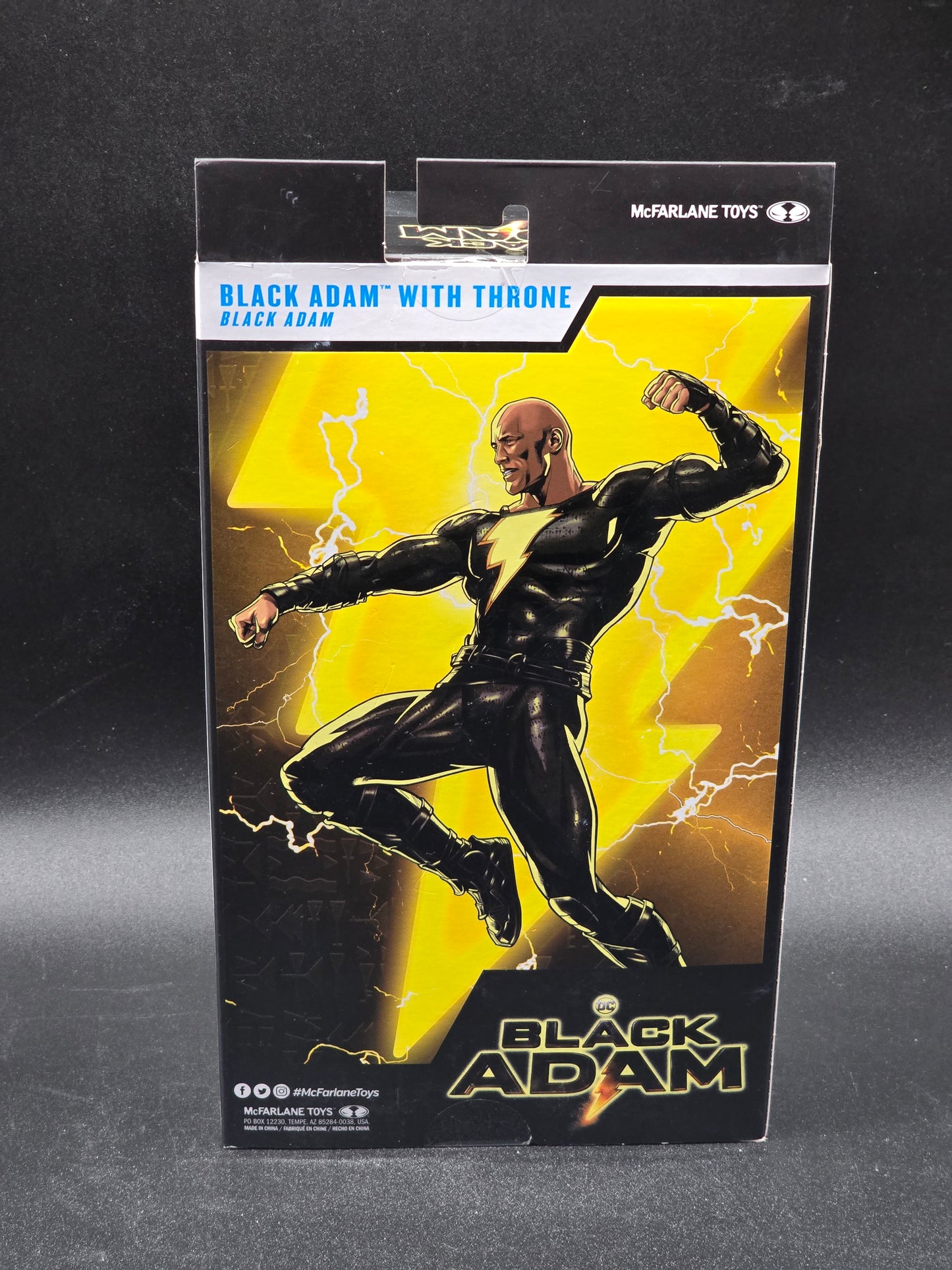 Black Adam with throne (Movie) DC Multiverse McFarlane