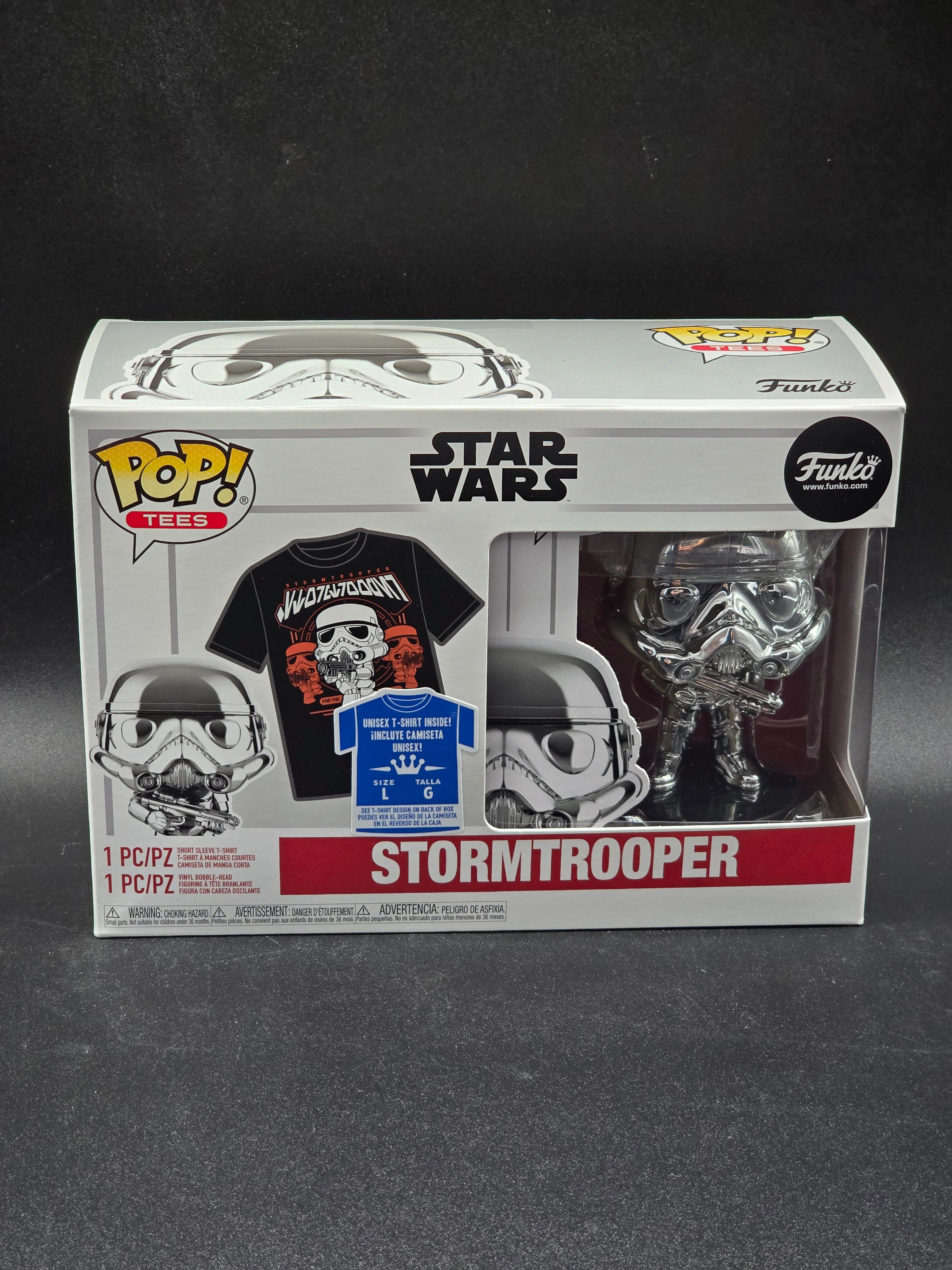Stormtrooper Pop! Figure Vinyl Bobblehead with t-shirt Star Wars