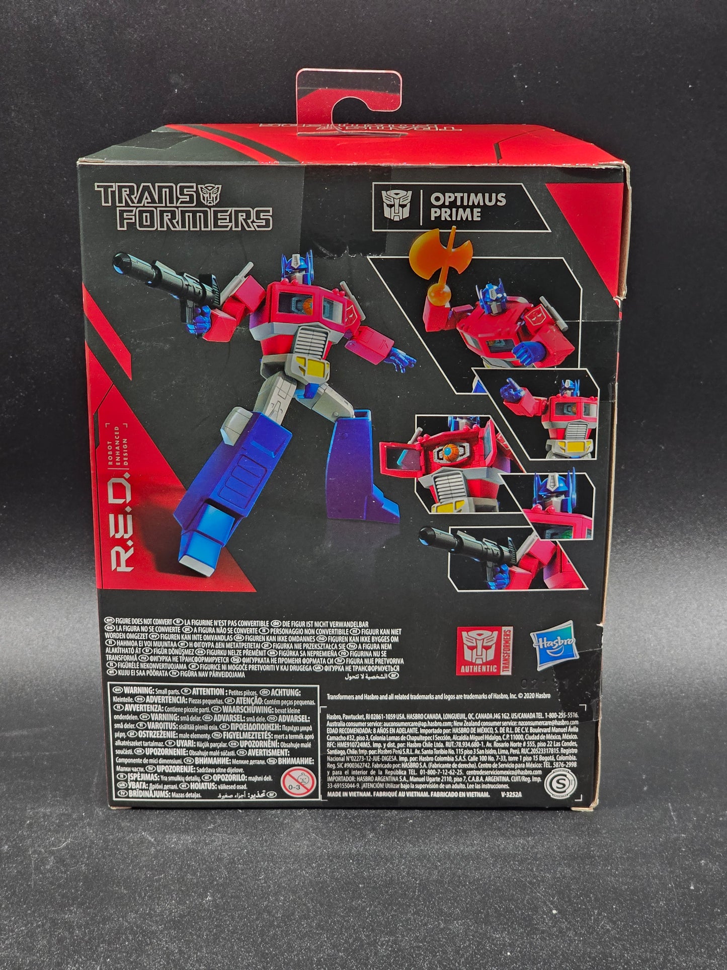 Optimus Prime Transformers R.E.D.