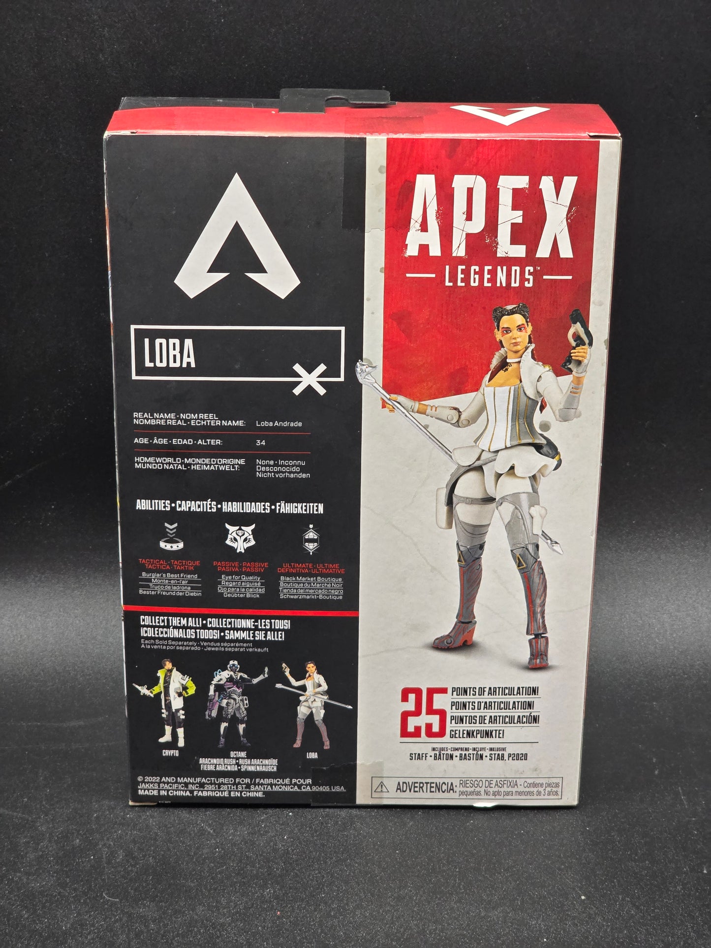 Loba Apex Legends Action Figure Jakks Pacific 2022