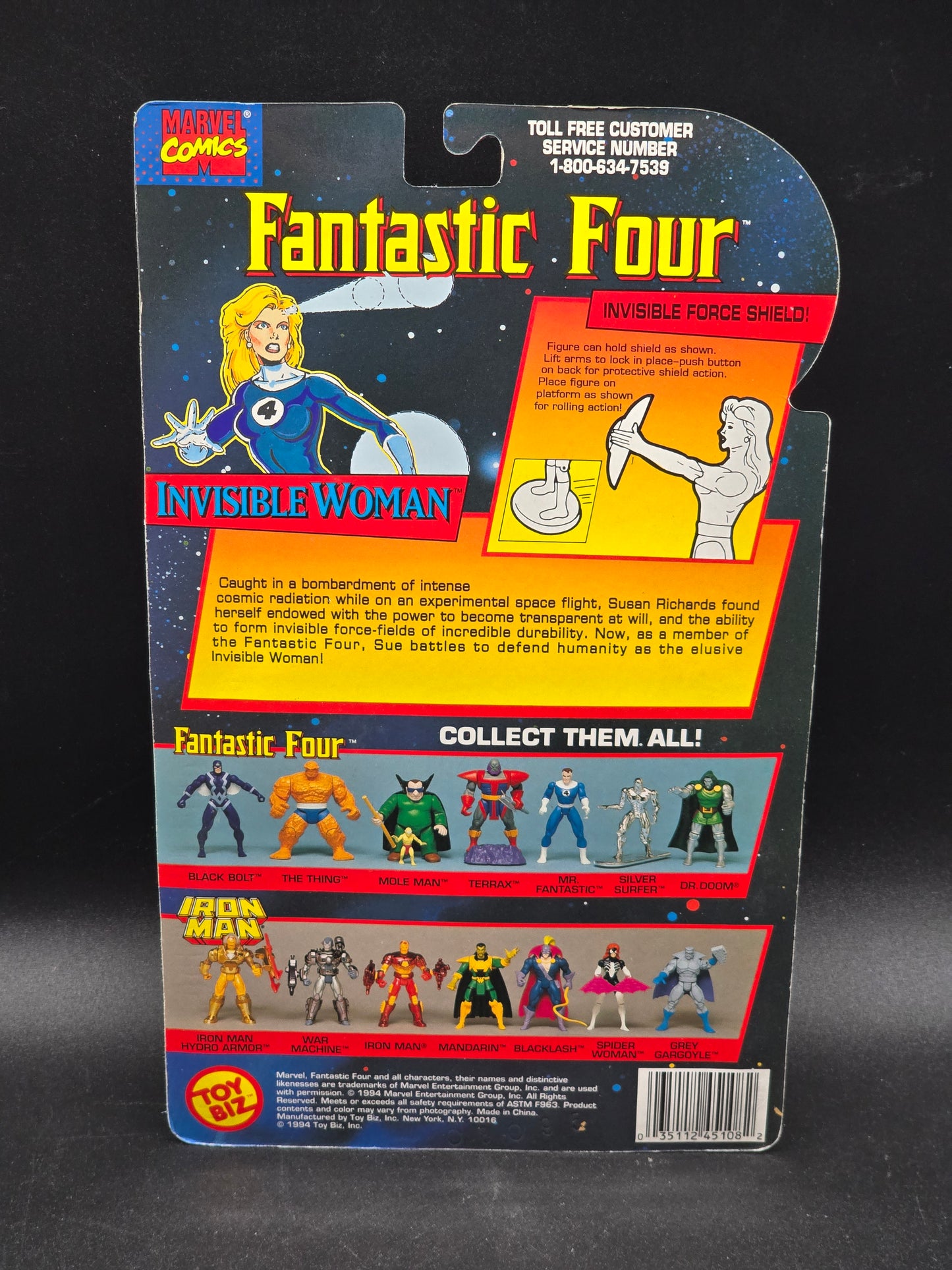 Invisible Woman Fantastic Four 1994 Toybiz