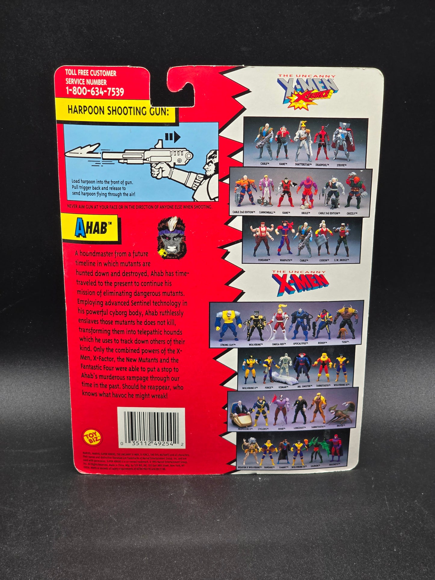 Ahab X-Men Action Figure Toybiz 1993