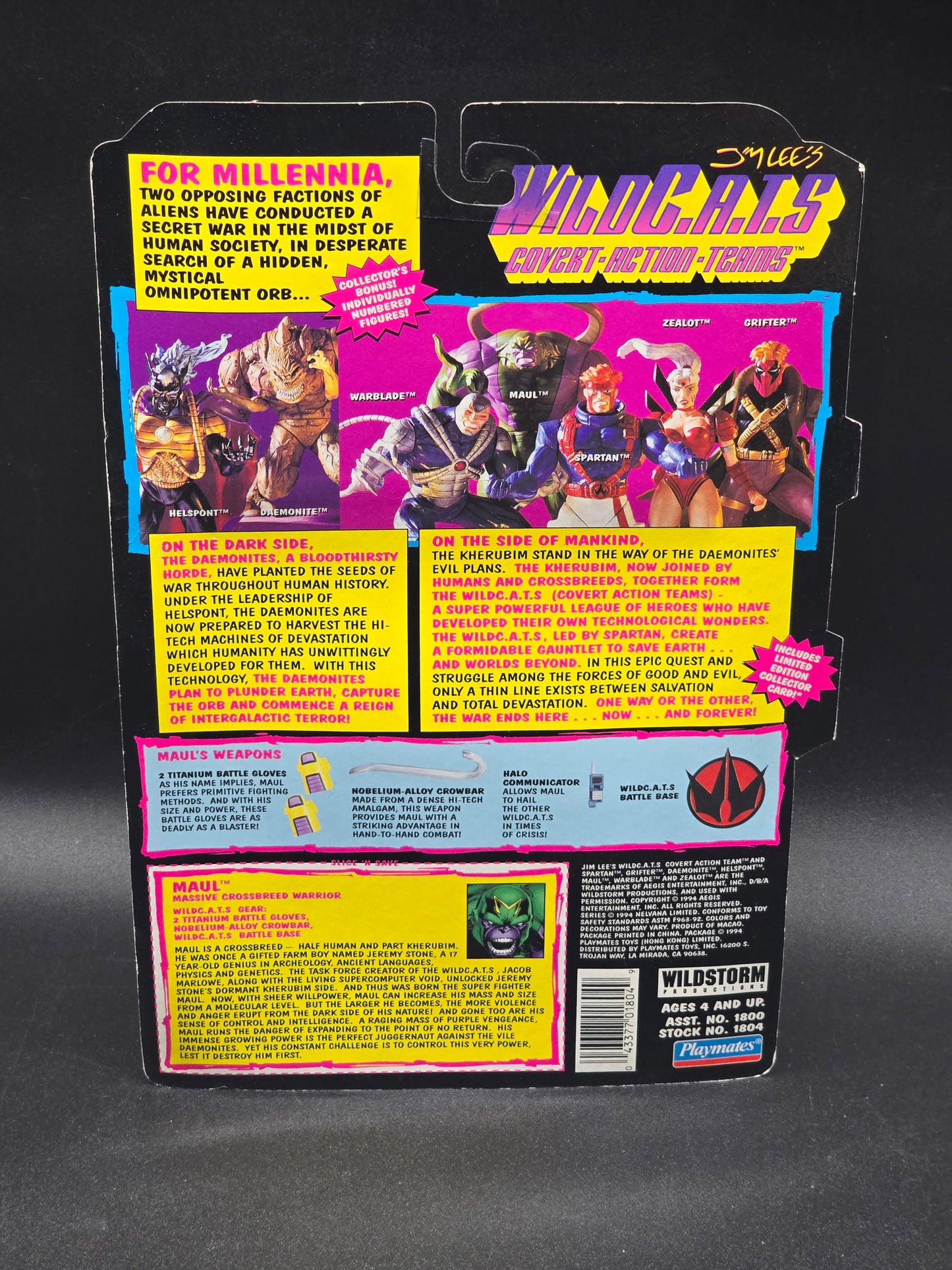 Maul WildC.A.T.S Action Figure Playmates 1994