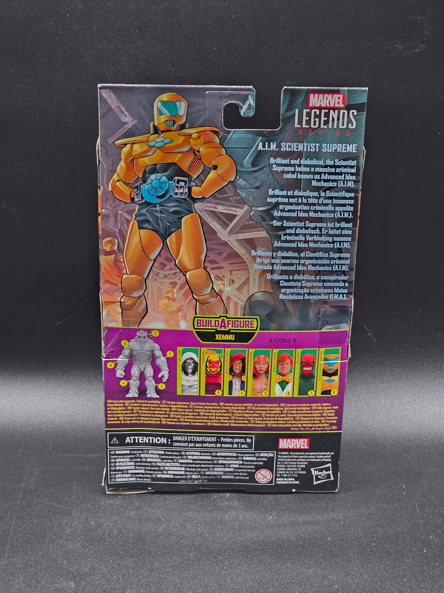 A.I.M Scientist Supreme Marvel Legends BAF Xemnu Action Figure Hasbro 2021