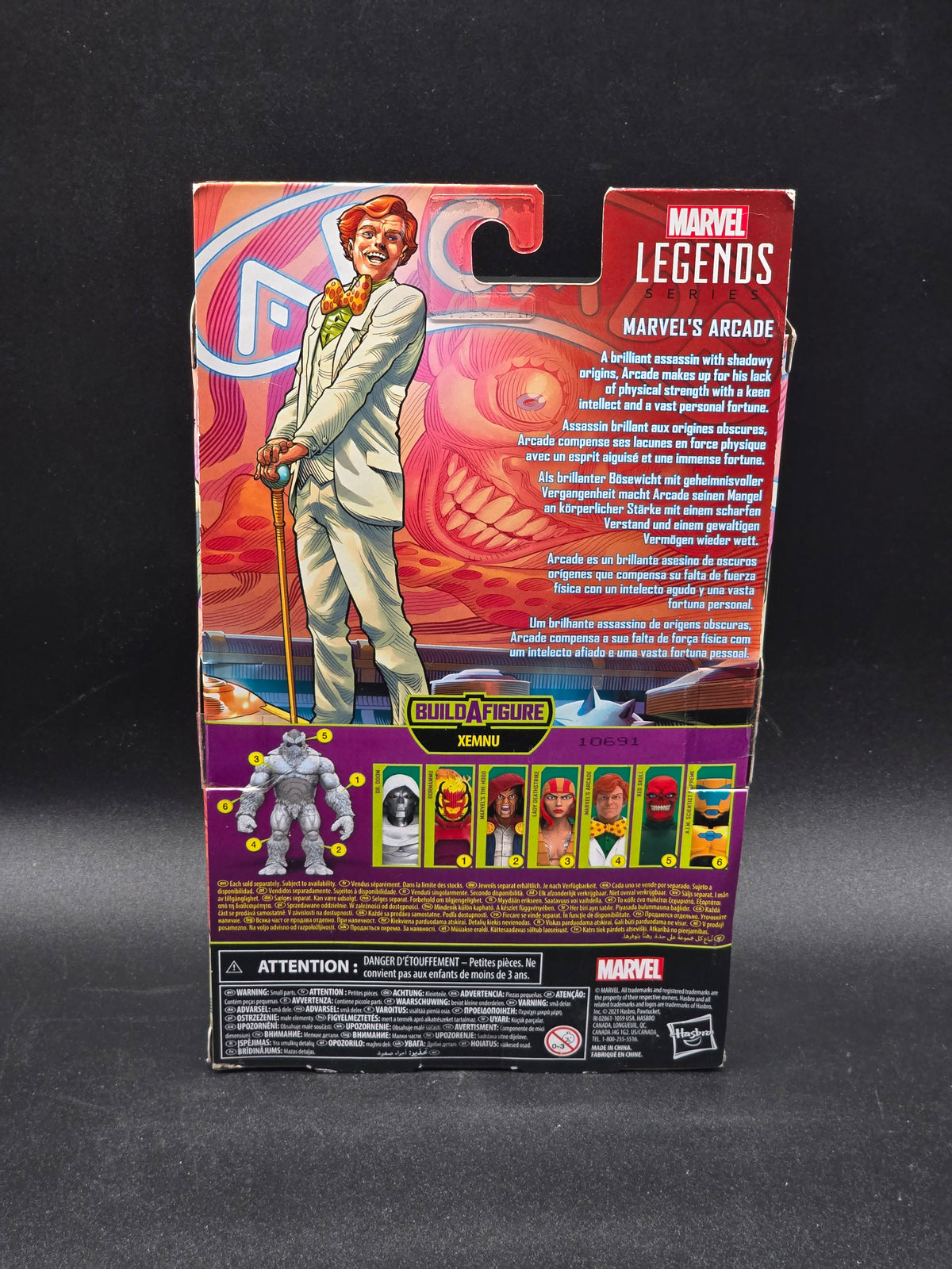 Arcade Marvel Legends BAF Xemnu Action Figure Hasbro 2021