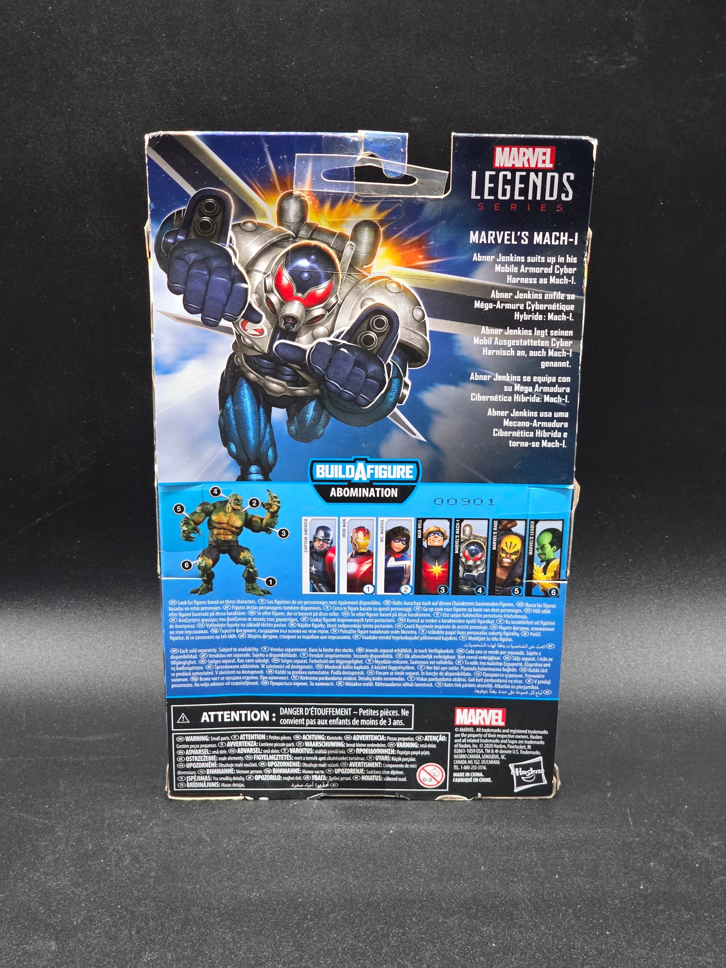 Mach-1 Marvel Legends BAF Abomination Action Figure Hasbro 2020