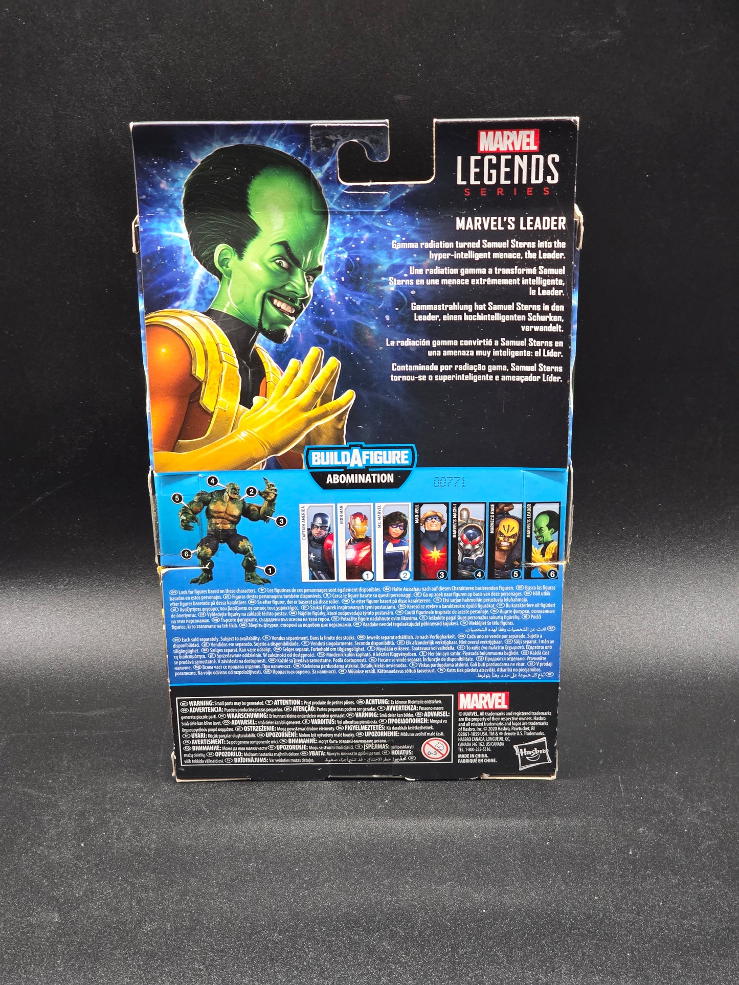 Leader Marvel Legends BAF Abomination Action Figure Hasbro 2020