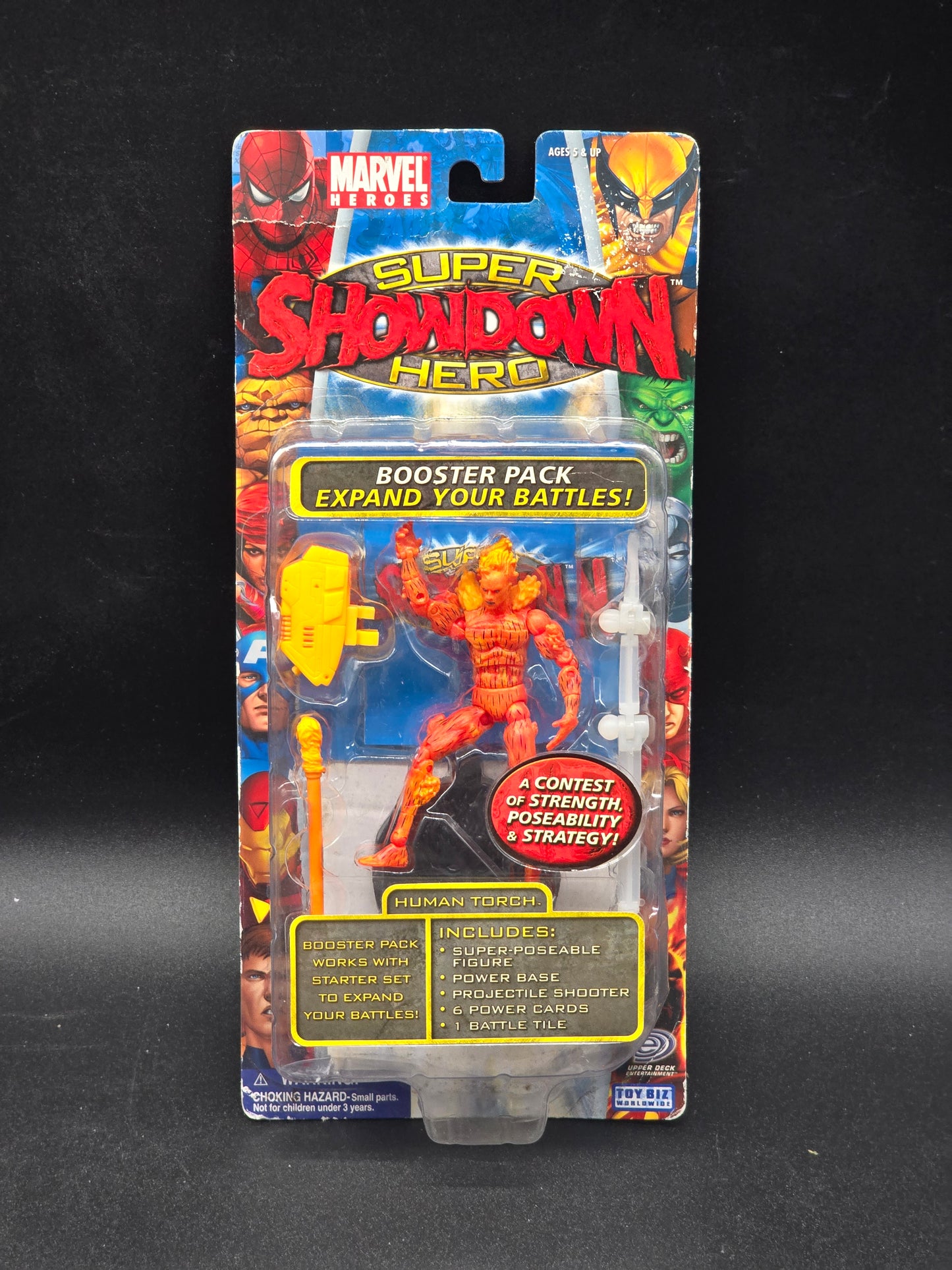 Human Torch Marvel Legends SuperHero Showdown Booster pack