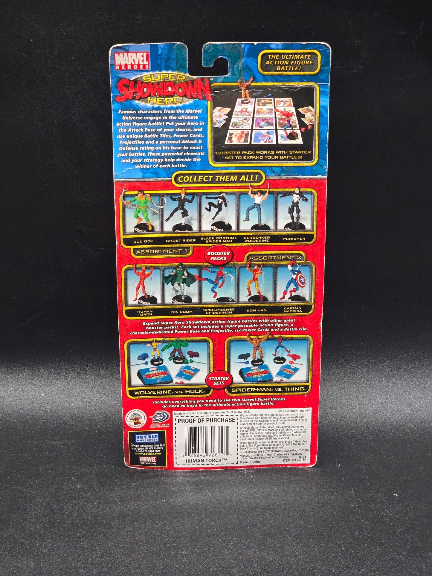 Human Torch Marvel Legends SuperHero Showdown Booster pack