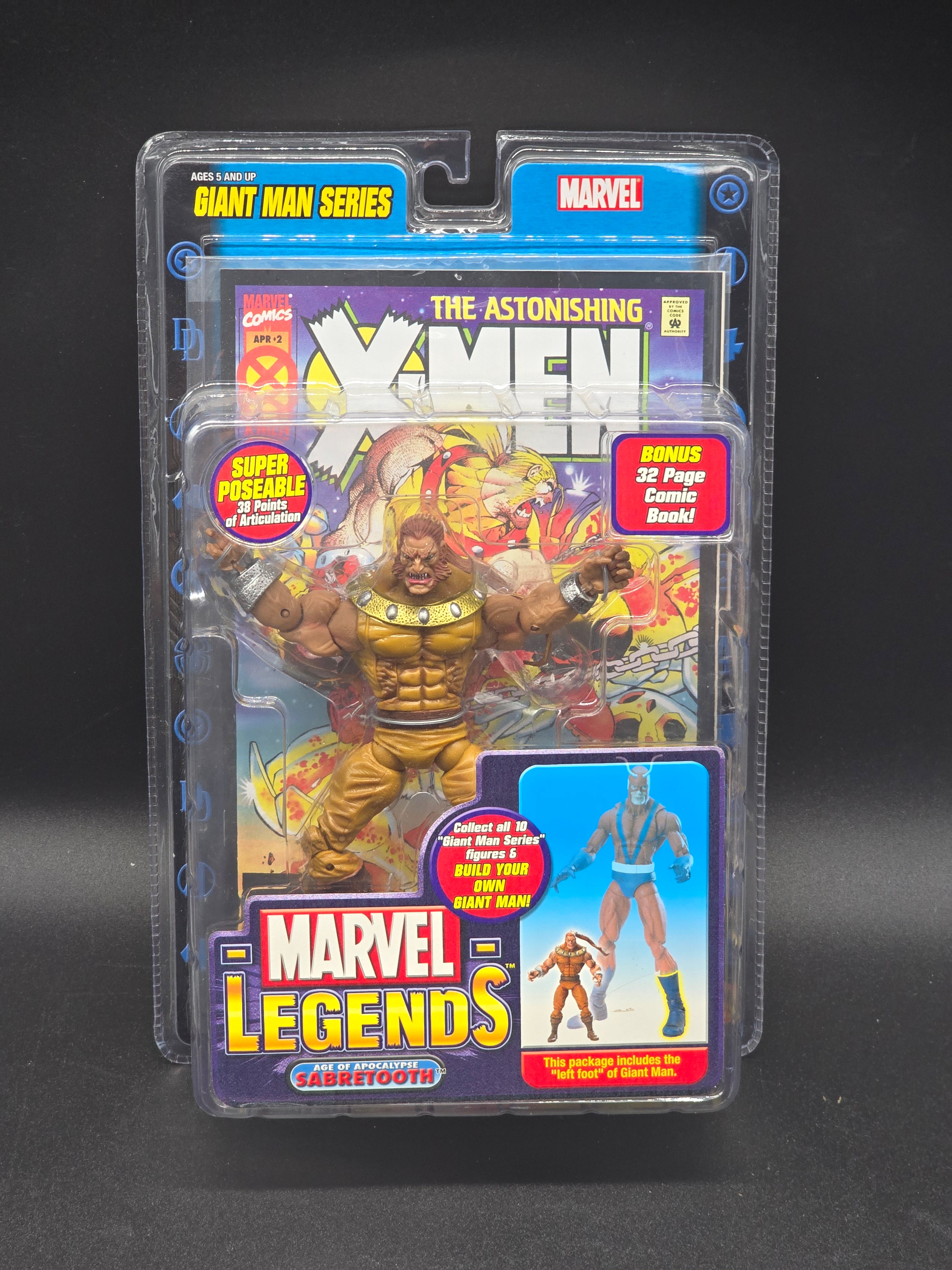 Sabretooth Marvel Legends Giant Man Series Action Figure Toybiz 2006