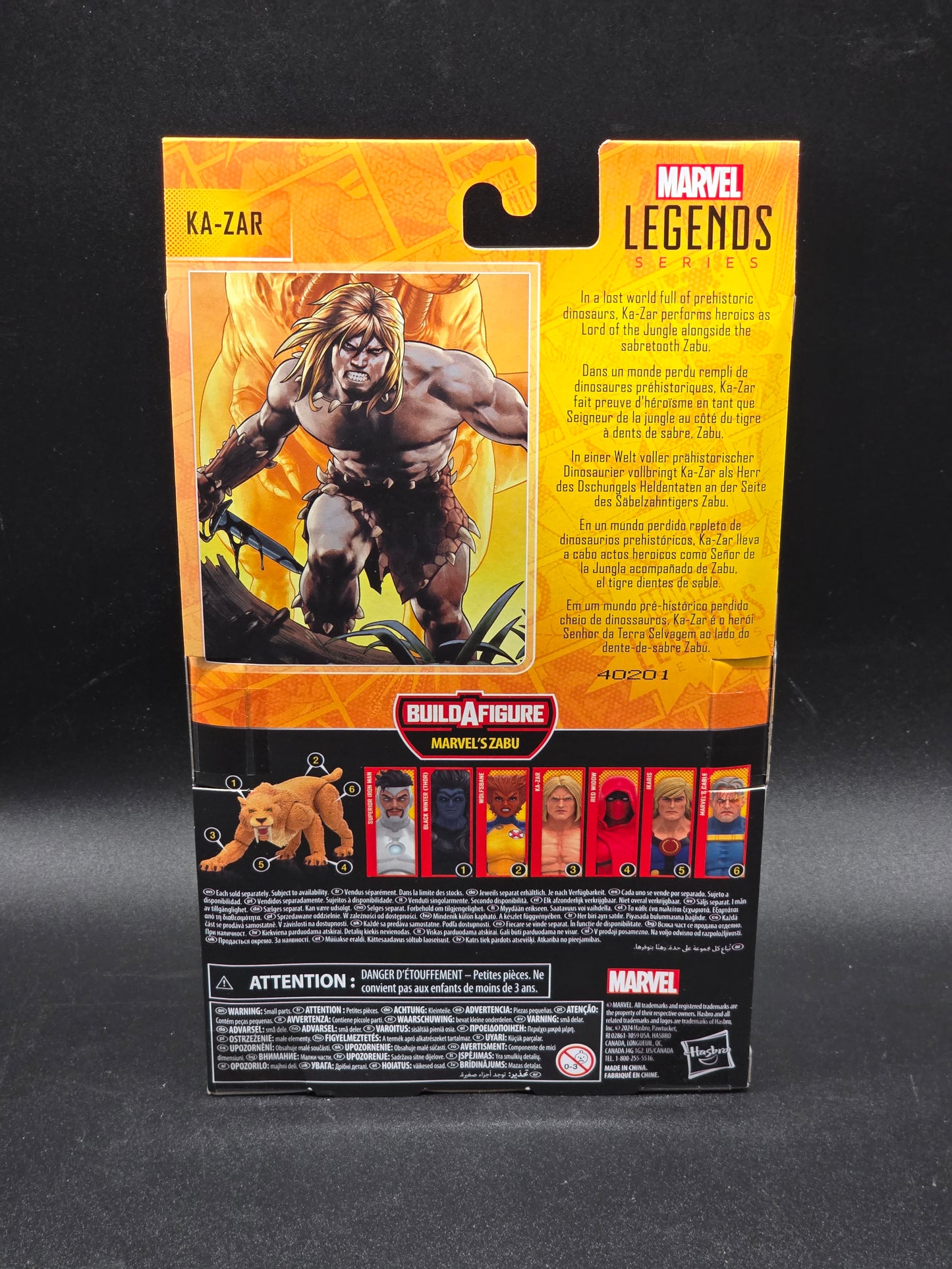Ka-Zar Marvel Legends BAF Zabu
