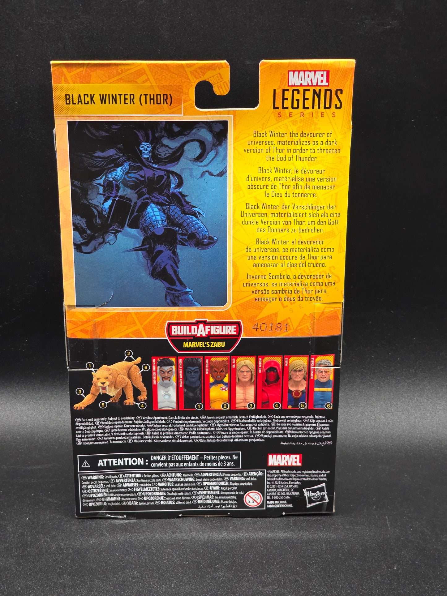 Black Winter (Thor) Marvel Legends BAF Zabu