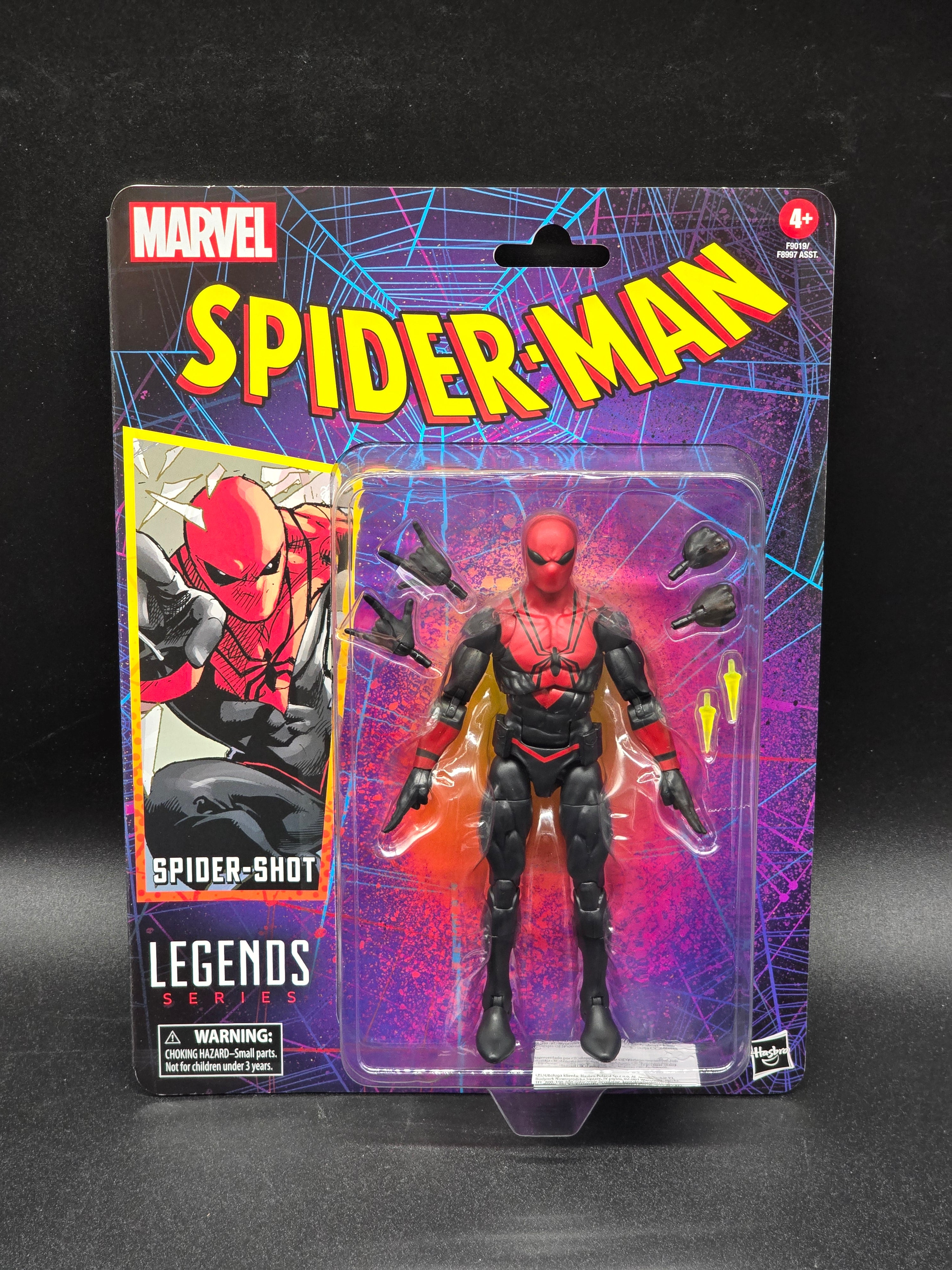 Spider-Shot Marvel Legends Spider-Man wave 1
