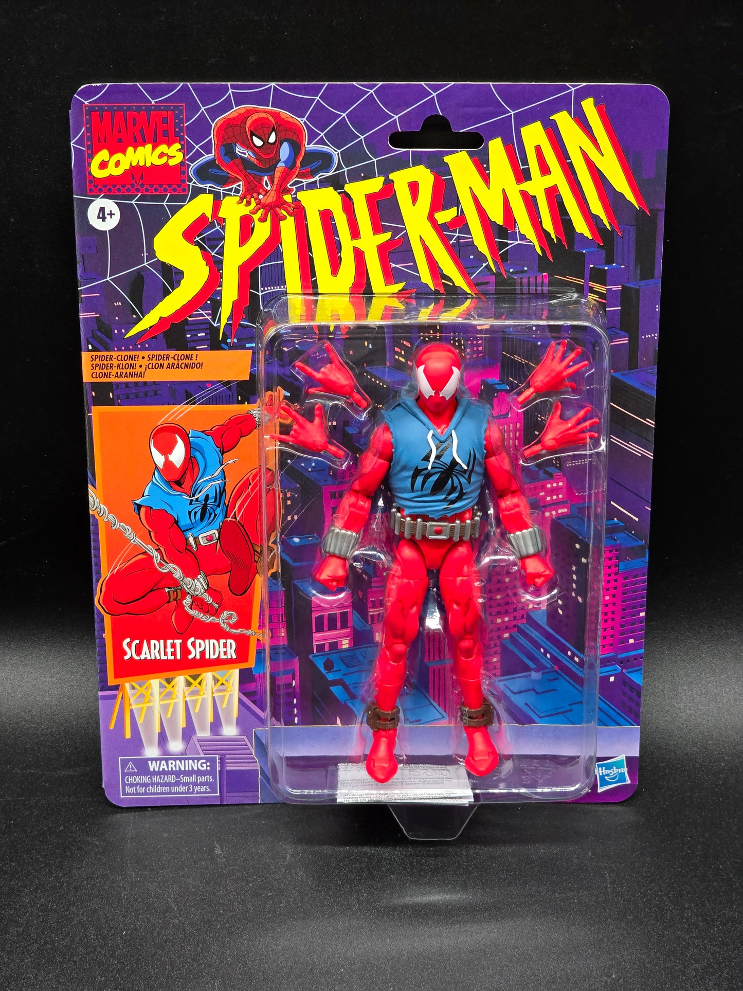 Scarlet Spider (Ben Reilly) Hasbro Marvel Legends Spider-Man Retro Figure