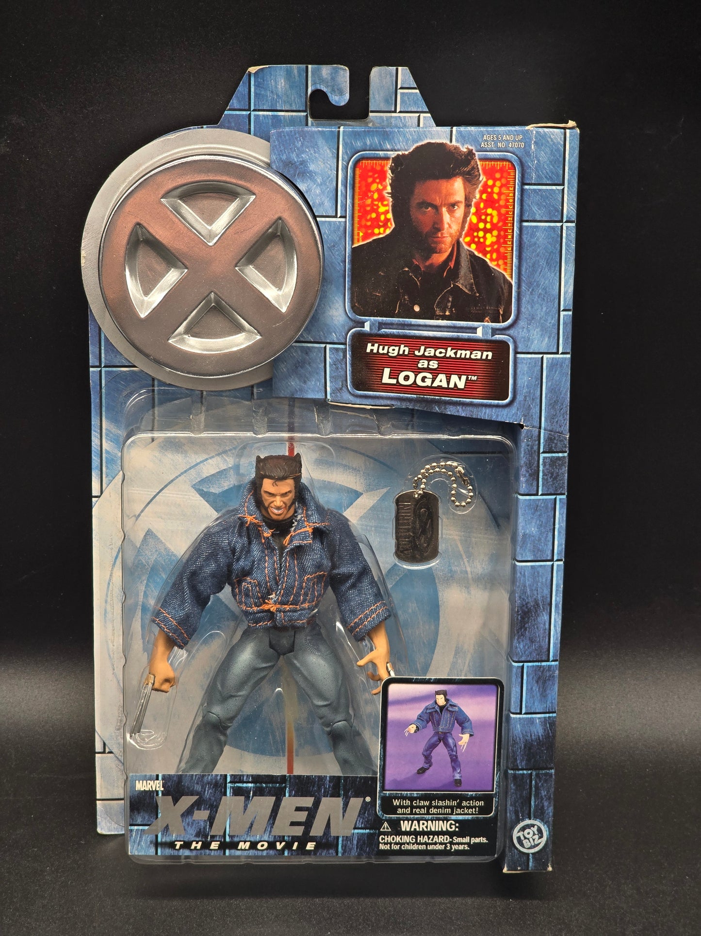 Logan X-Men: Movie Action Figure Toybiz 2000
