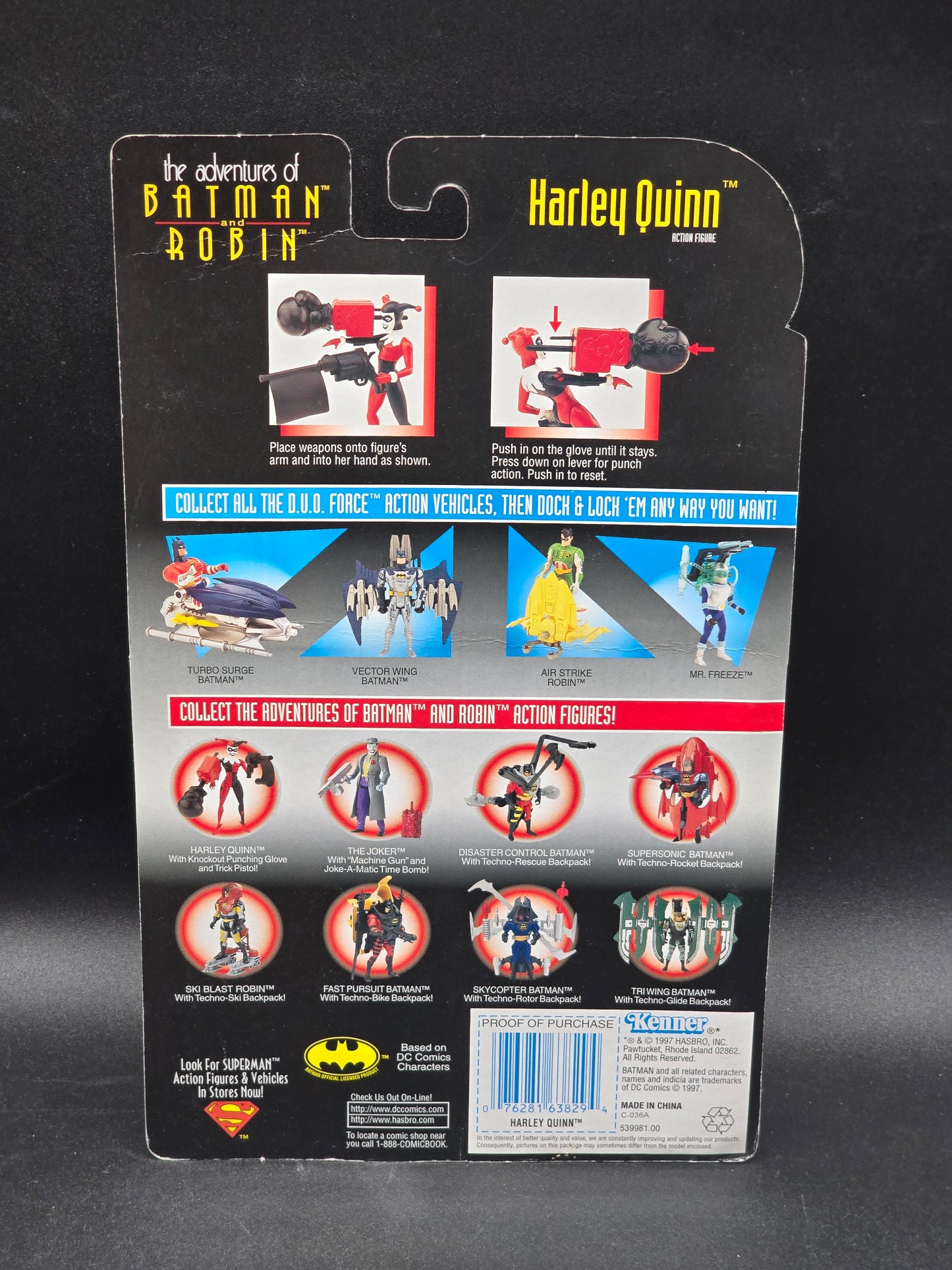 "Harley Quinn" The Adventures of Batman and Robin Action Figure Kenner 1996