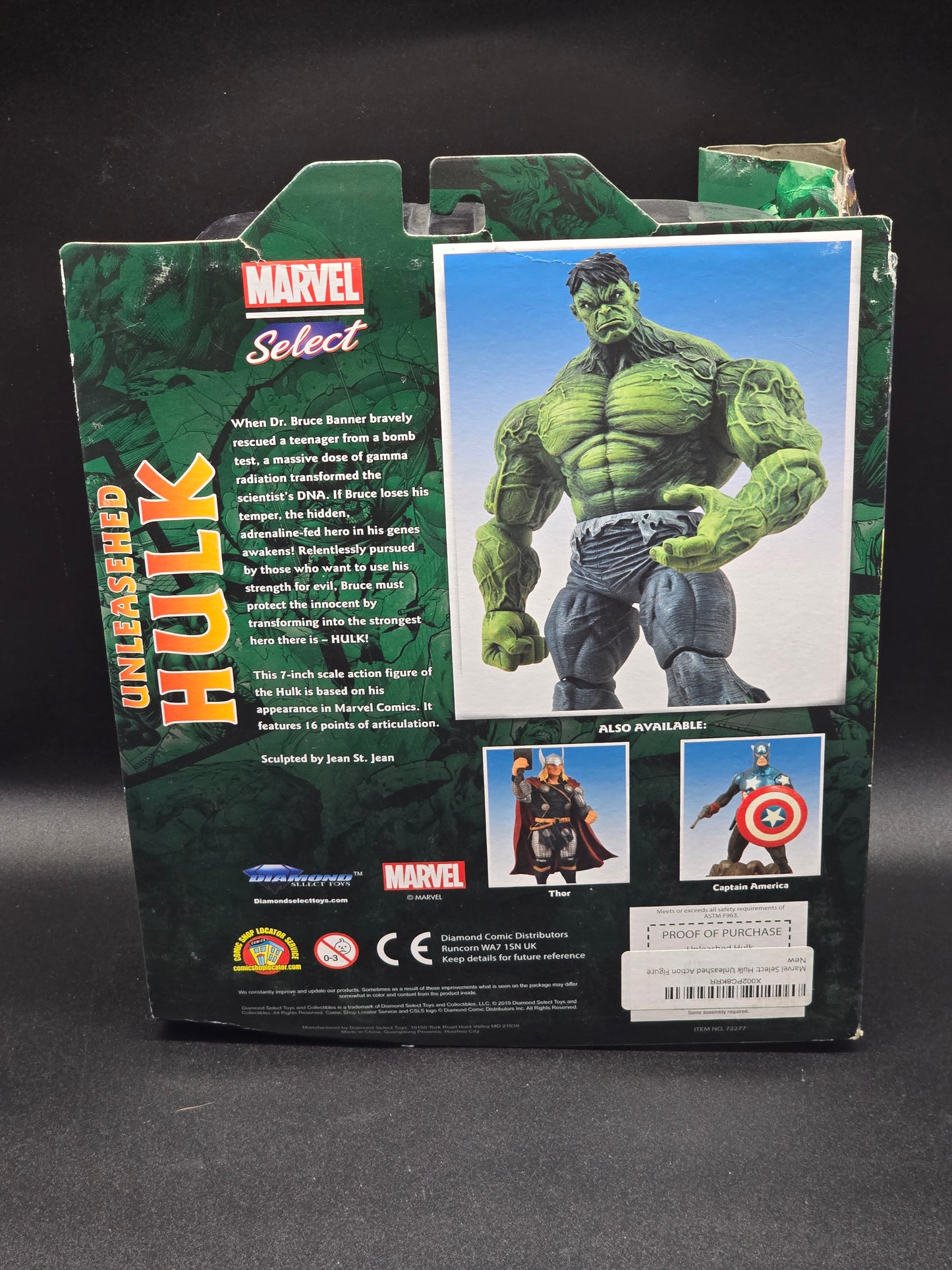 Unleashed Hulk Marvel Select 2019