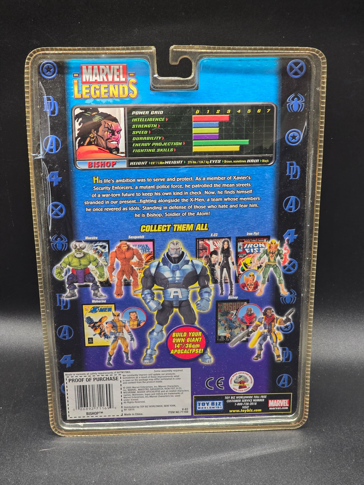 Bishop Marvel Legends Apocalypse Series 12 Action Figure Toybiz 2005