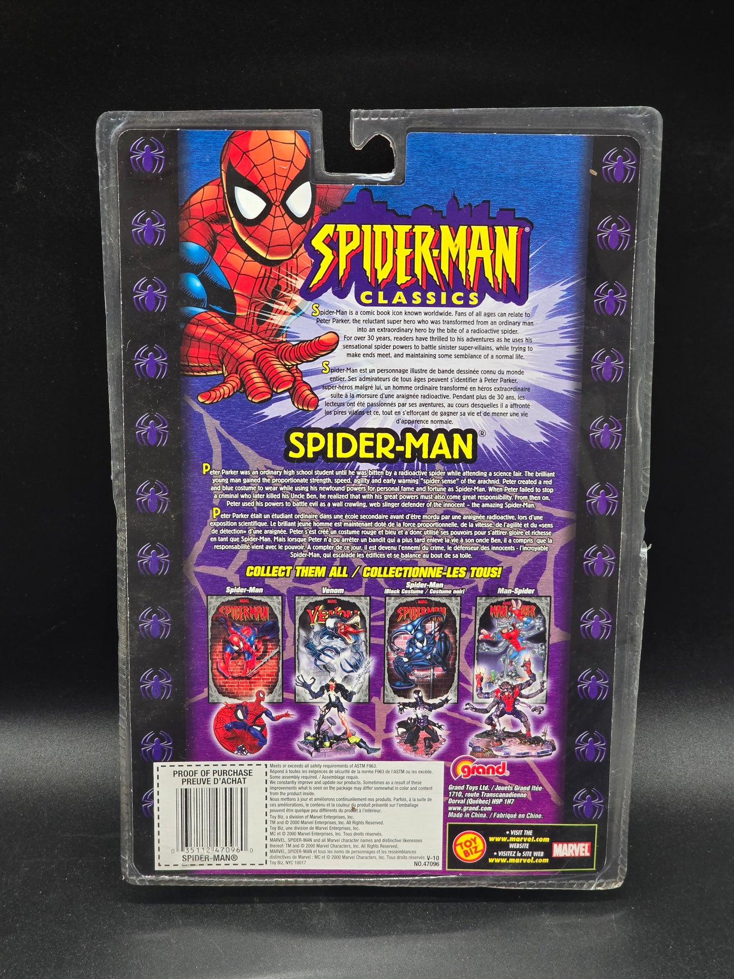 Spider-Man Marvel Legends Spider-Man Classics 2000