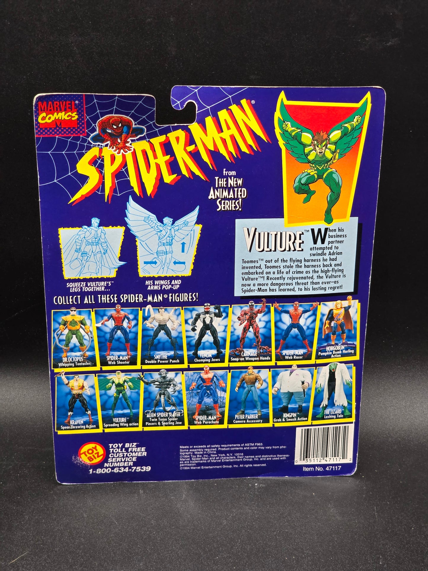 Vulture Spider-Man Animated series Toybiz 1994