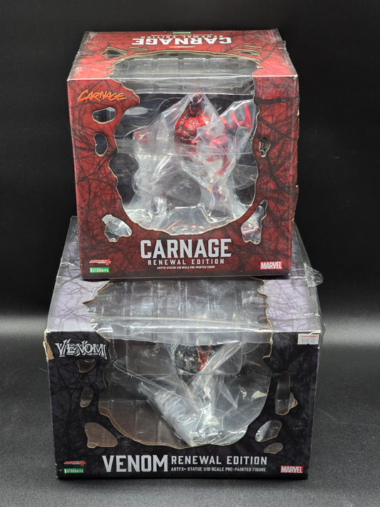 Venom and Carnage Renewal Edition ARTFX+ 2 Statues