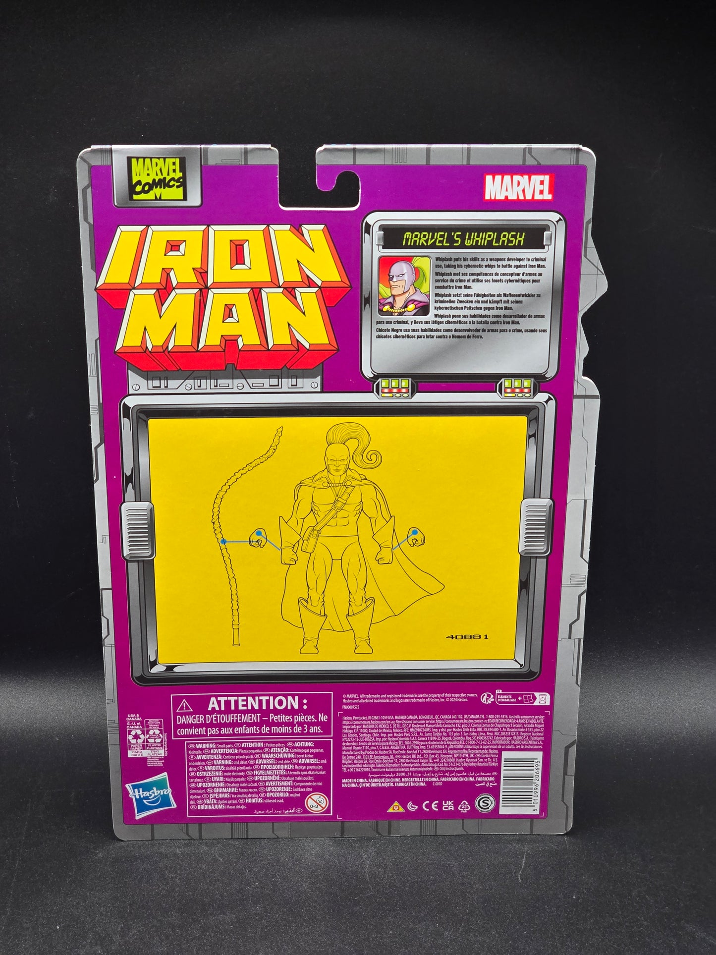 Whiplash Marvel Legends Iron Man Retro
