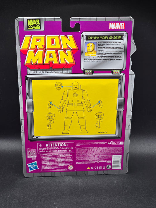 Iron Man (Model 01-Gold) Marvel Legends Iron Man Retro