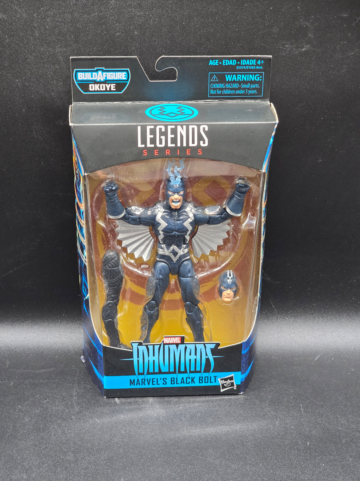 Black Bolt Inhumans Marvel Legends BAF Okoye Action Figure Hasbro 2017