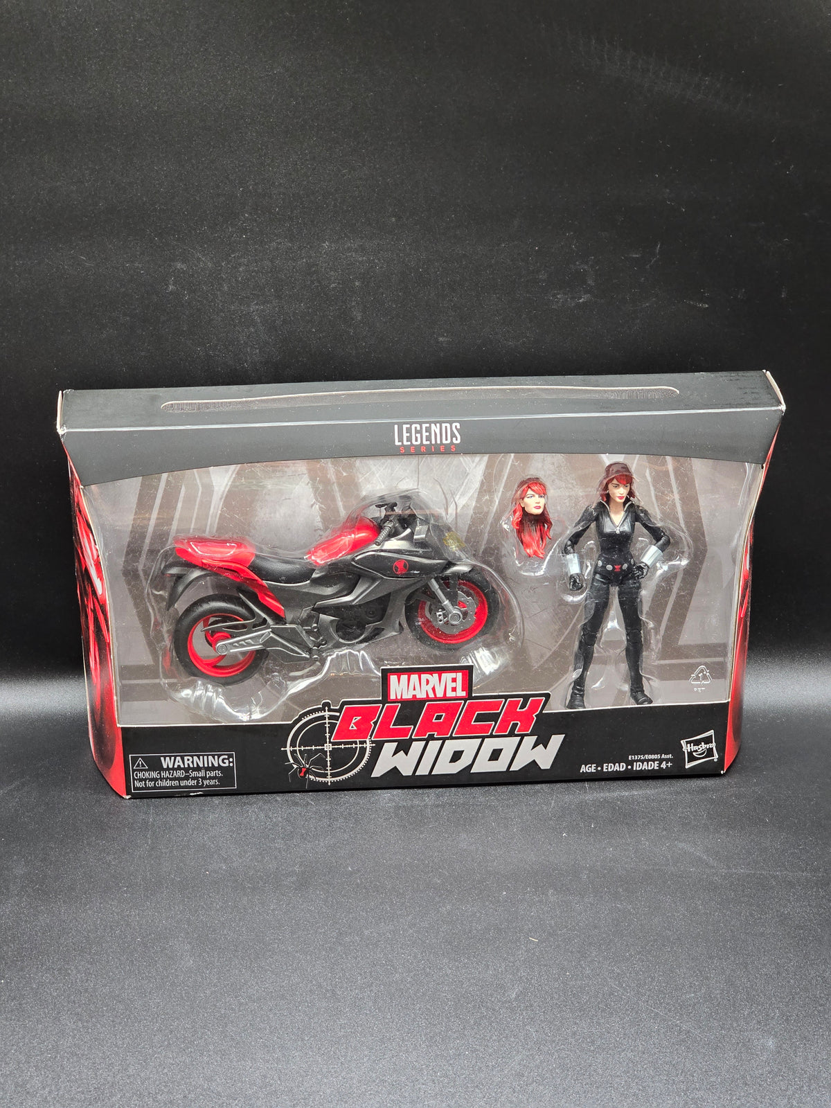 Black Widow With Motorcycle Marvel Legends Action Figure Set Hasbro 2017