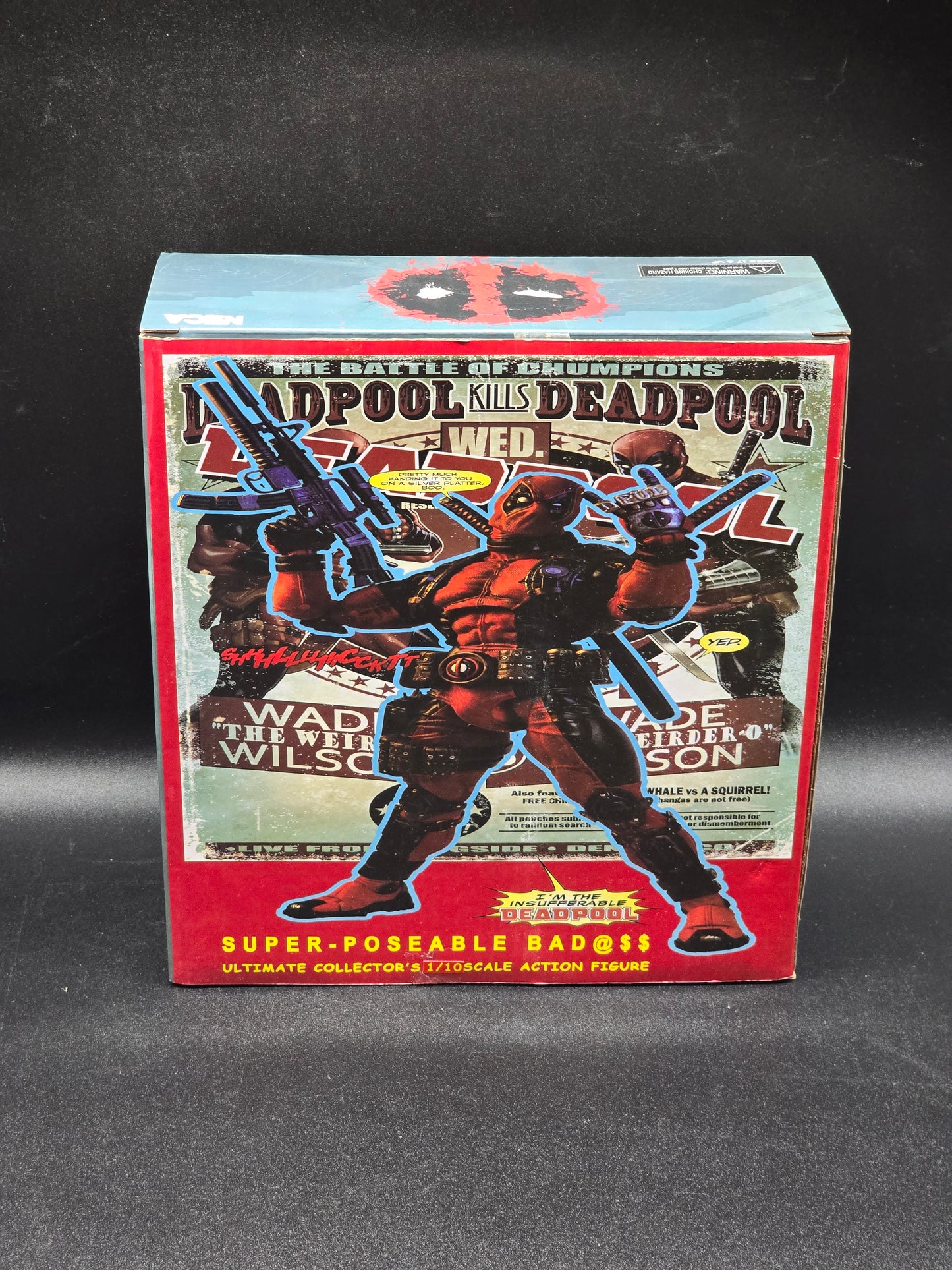 Deadpool Super-Poseable Bad@$$ 1/10 Scale NECA Marvel Figure