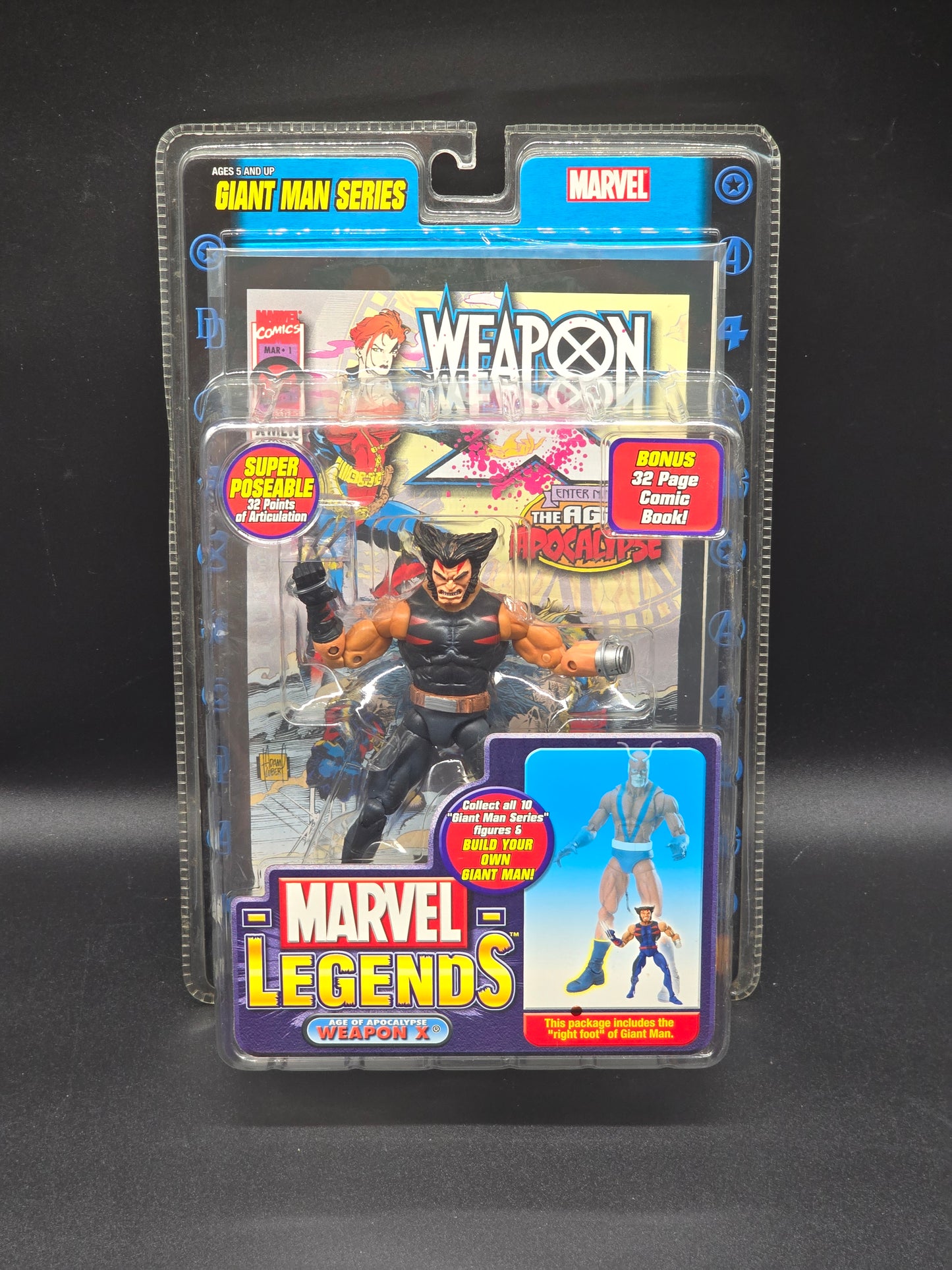 Weapon X Marvel Legends Giant Man Series Action Figure Toybiz 2006