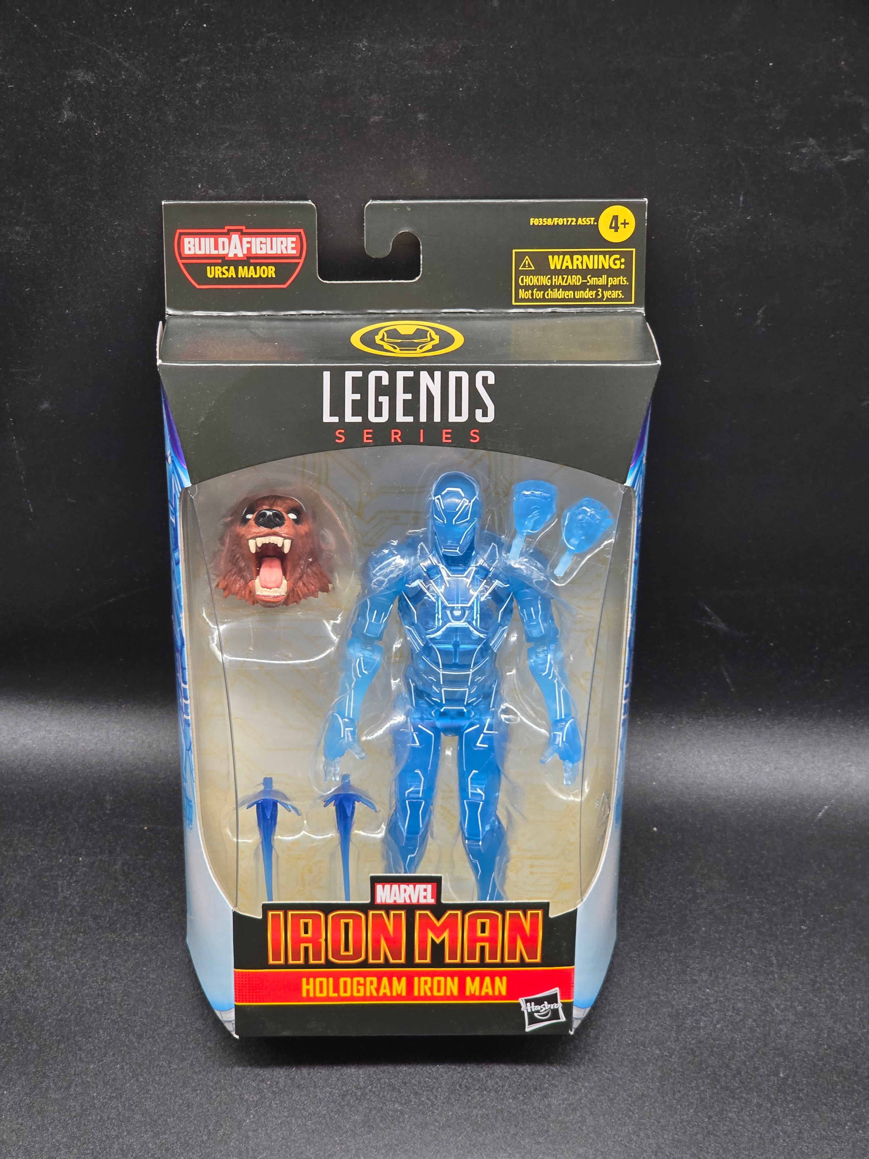 Hologram Iron Man Marvel Legends BAF Ursa Major Action Figure Hasbro 2021