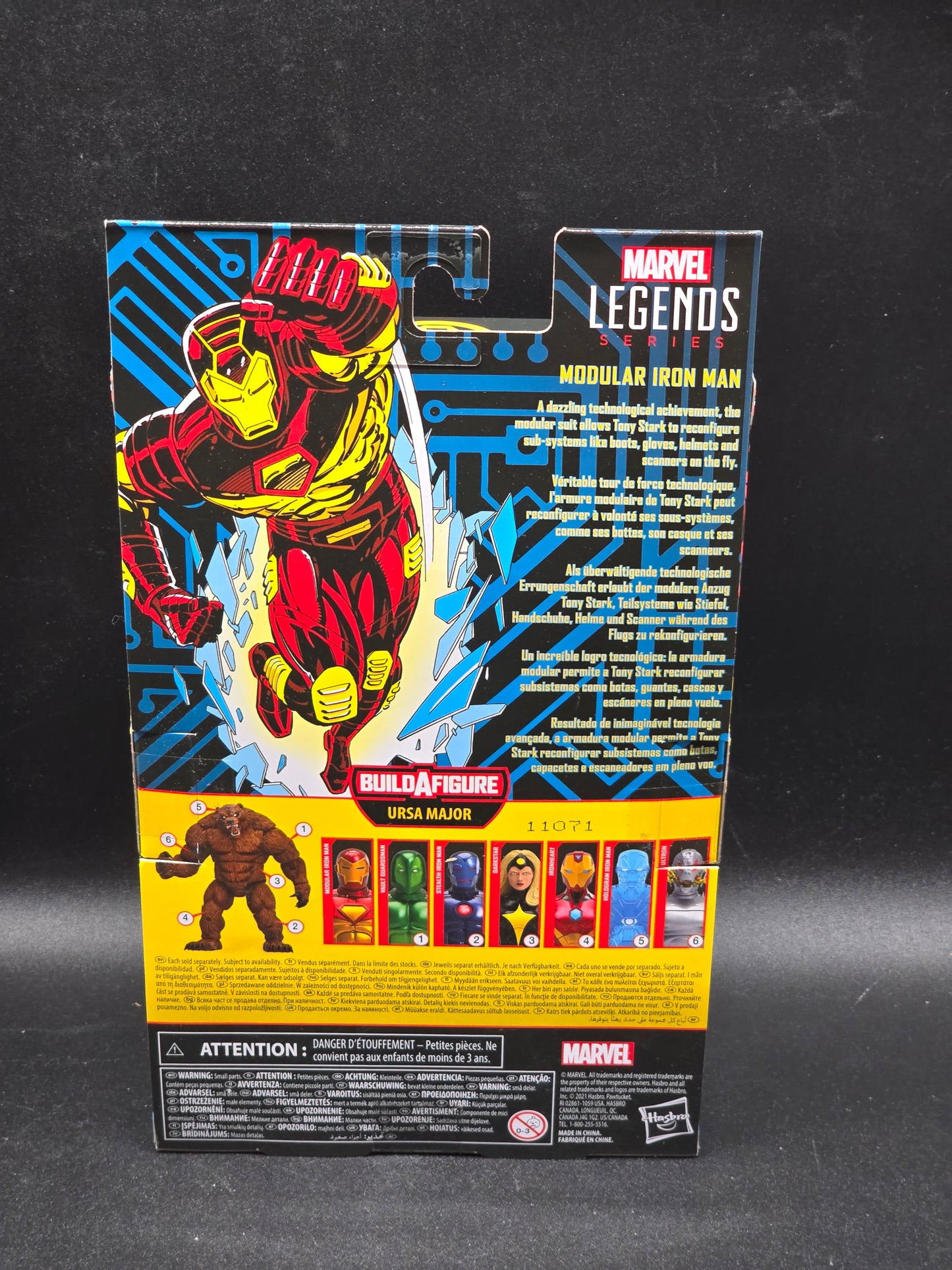 Modular Iron Man Marvel Legends BAF Ursa Major Action Figure Hasbro 2021