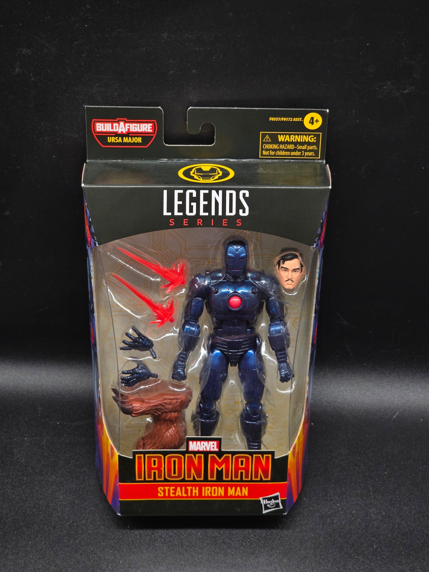 Stealth Iron Man Marvel Legends BAF Ursa Major Action Figure Hasbro 2021