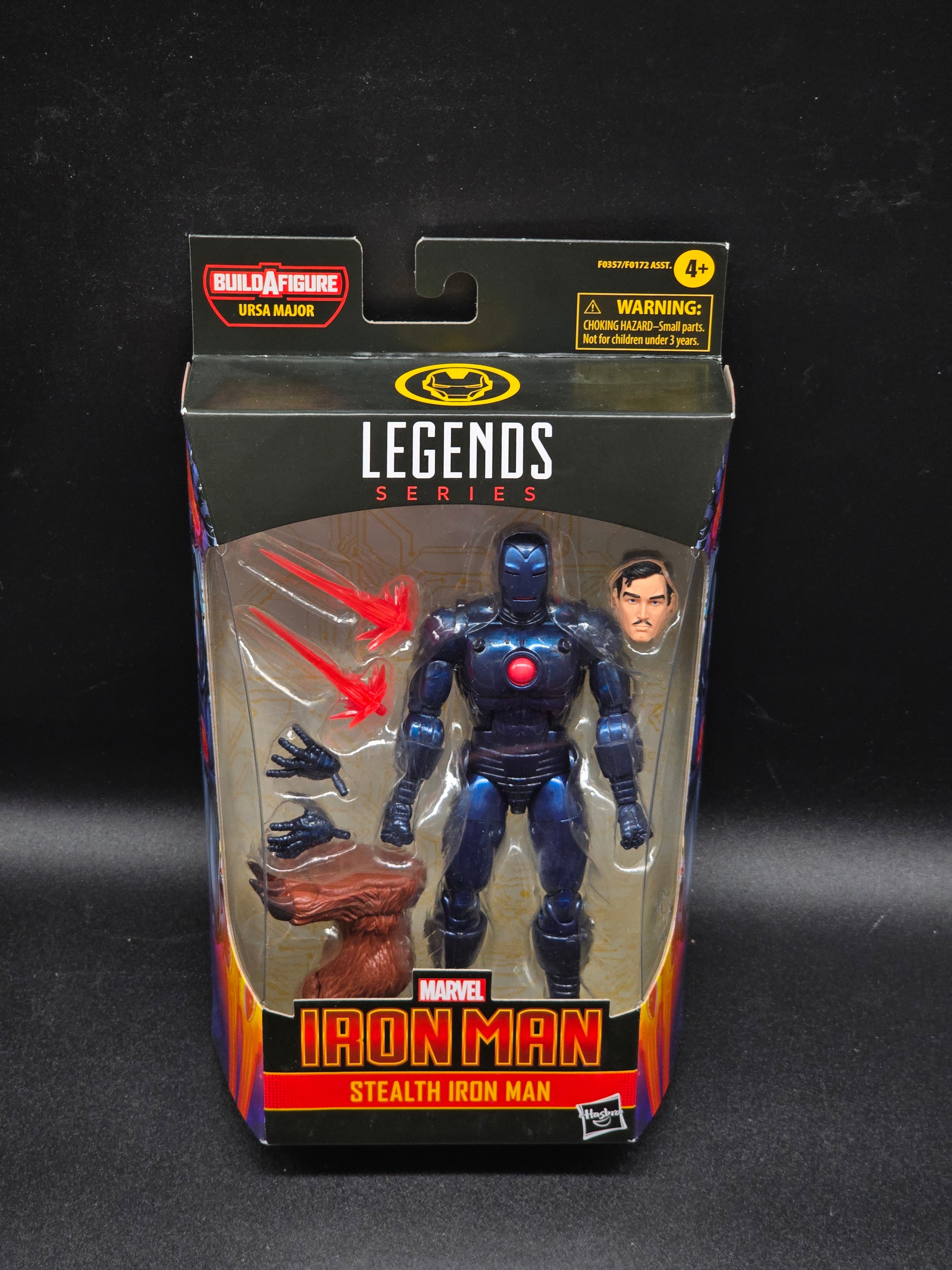 Stealth Iron Man Marvel Legends BAF Ursa Major Action Figure Hasbro 2021
