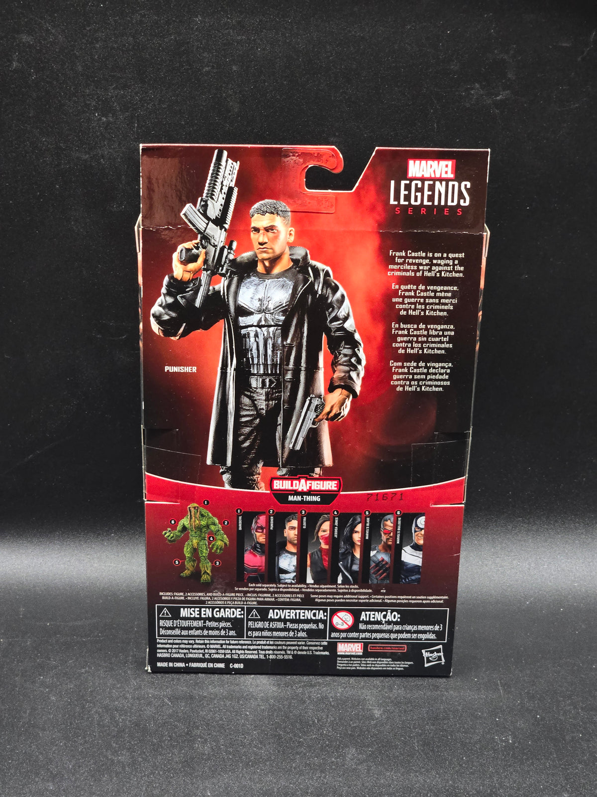 Punisher (Netflix) Marvel Legends BAF Man-Thing Action Figure Hasbro 2017