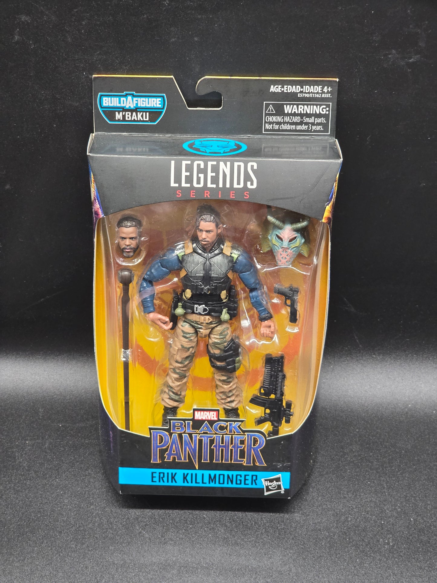Erik Killmonger Black Panther BAF M’Baku Marvel Legends Action Figure Hasbro 2018
