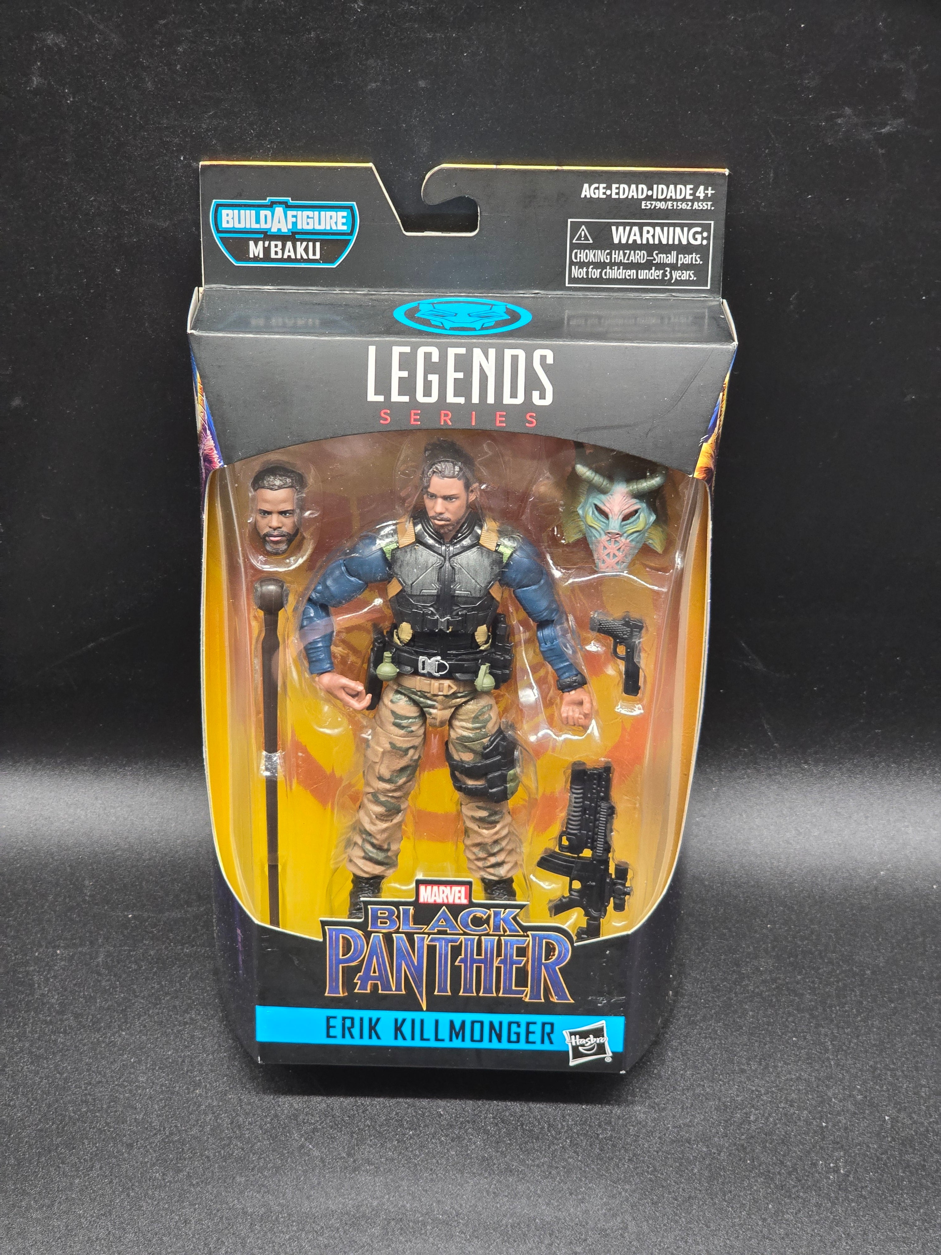 Erik Killmonger Black Panther BAF M’Baku Marvel Legends Action Figure Hasbro 2018