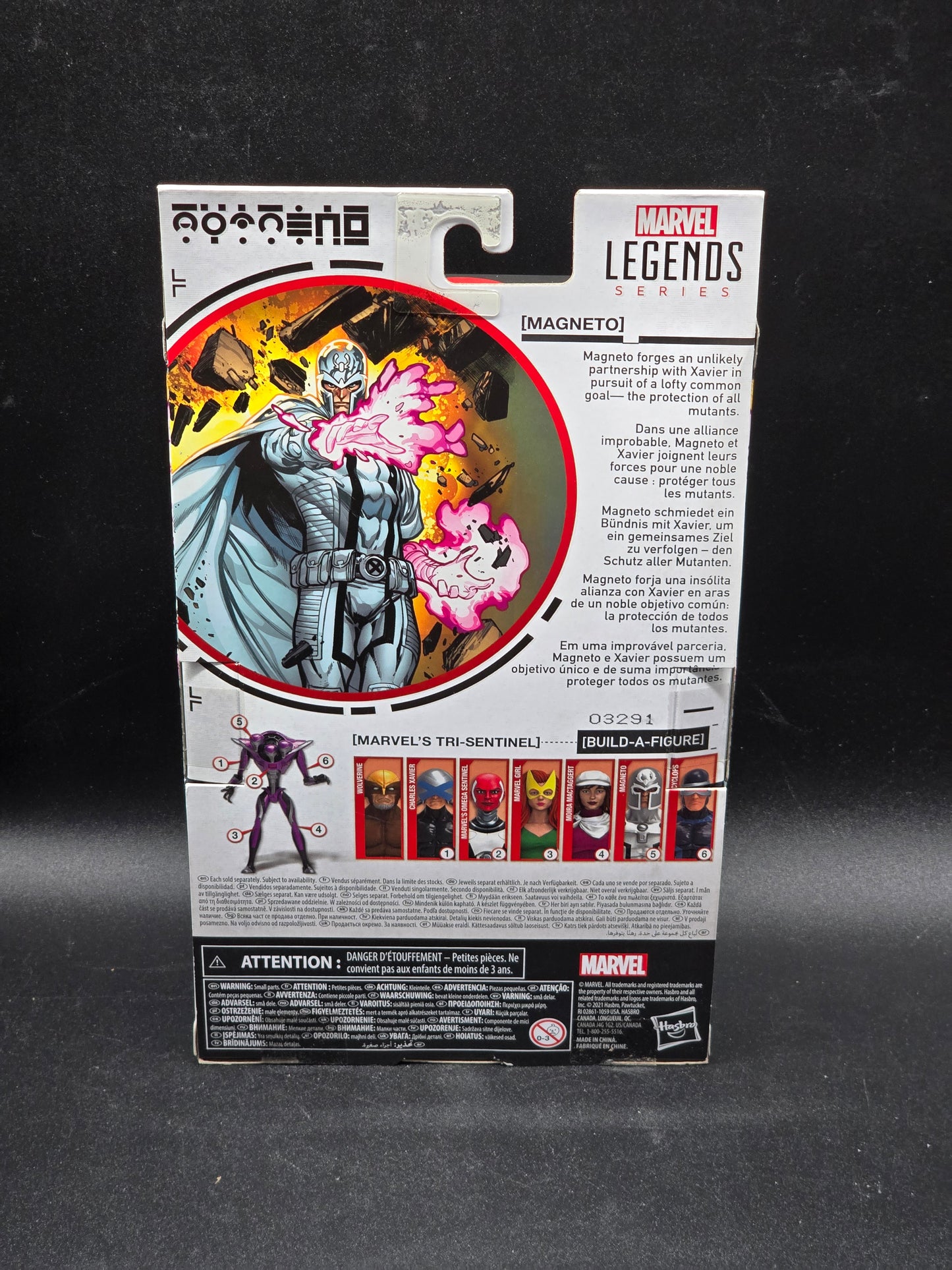 Magneto House Of X Marvel Legends BAF Tri-Sentinel Action Figure Hasbro 2021