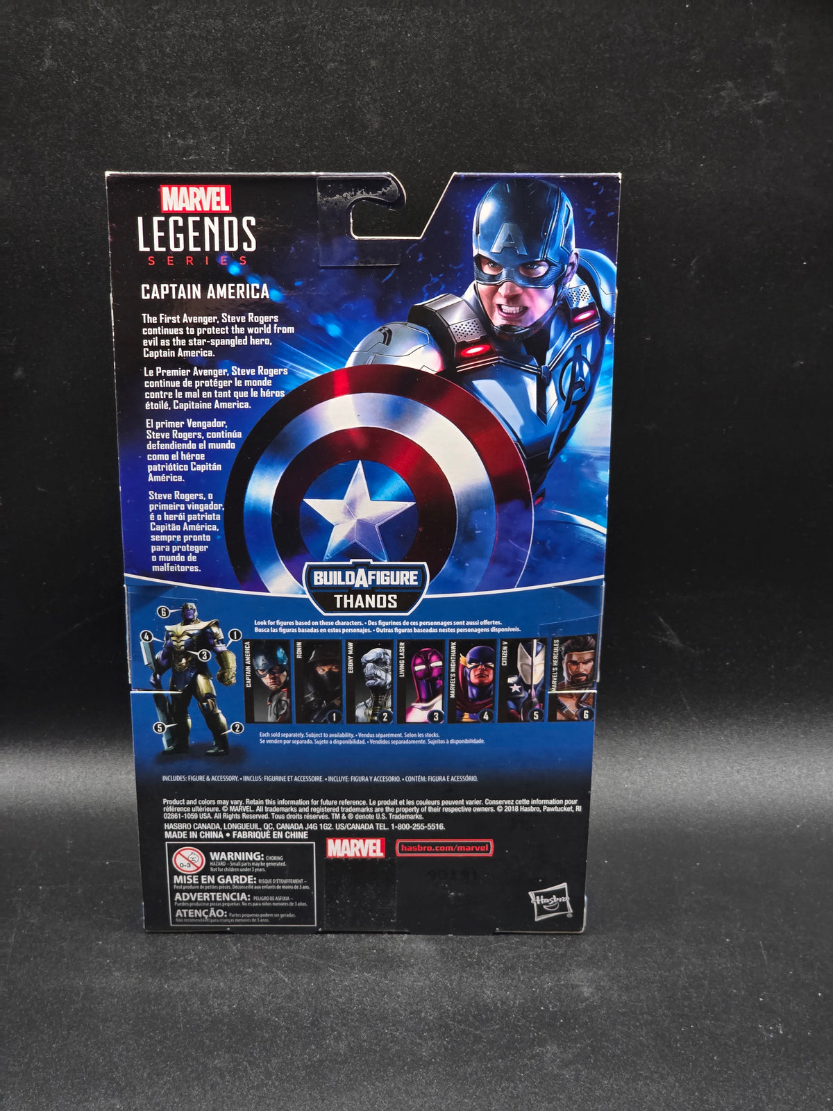 Captain America Avengers: Endgame BAF Thanos Marvel Legends Action Figure Hasbro 2018