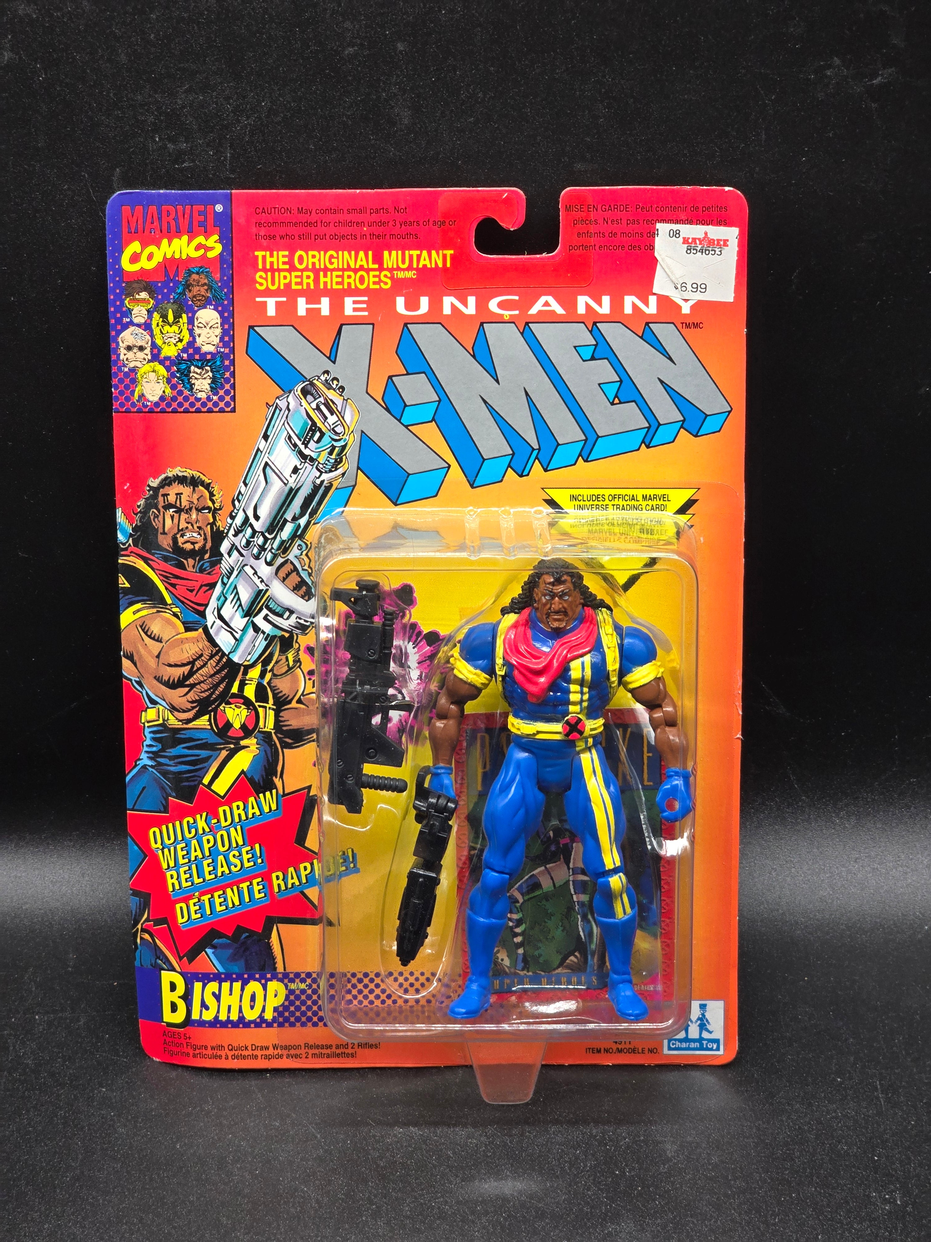 Bishop X-Men Action Figure Toybiz Charan Toy 1993