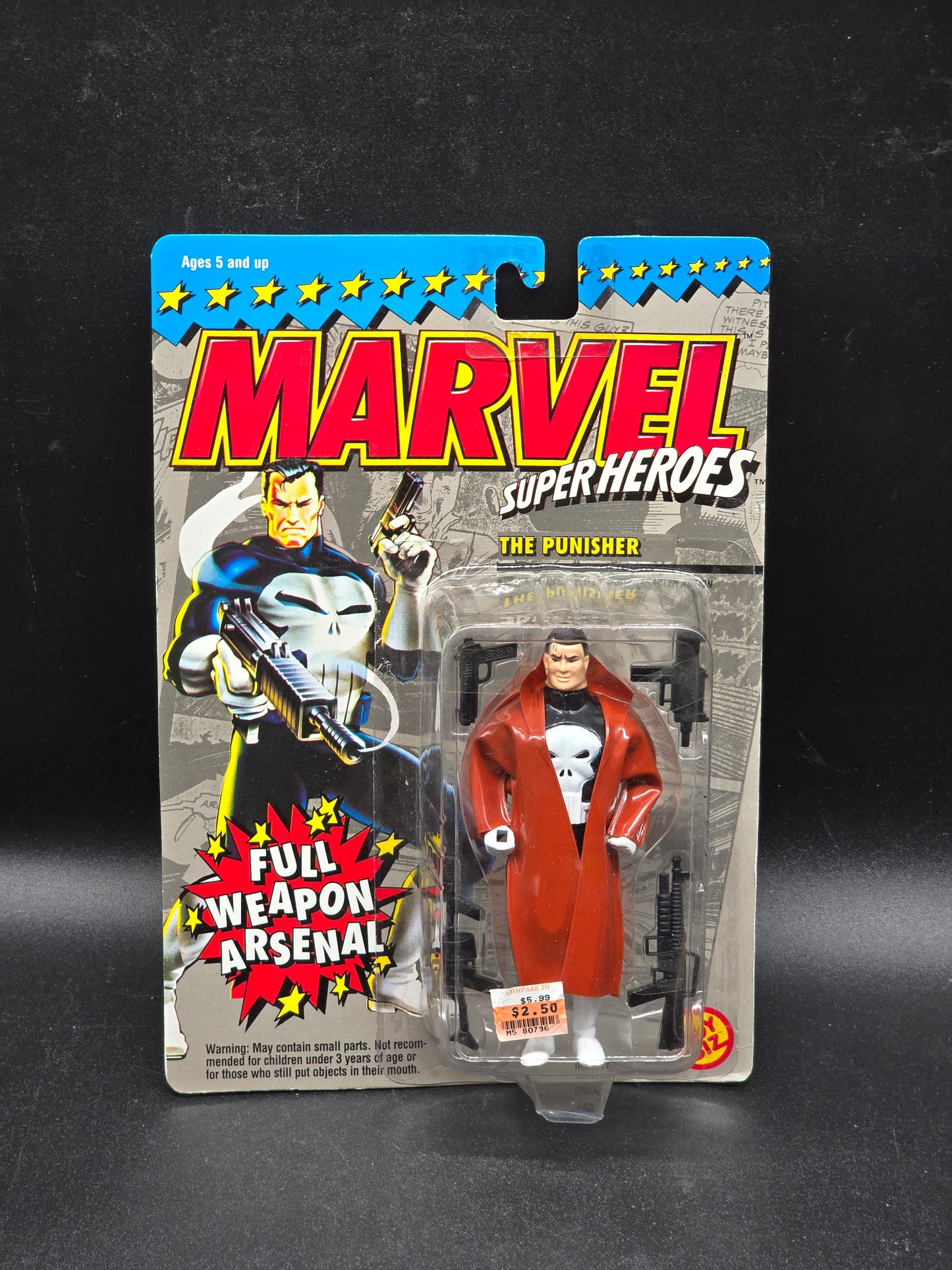 Punisher (Jacket Variant) Marvel Superheroes Toybiz 1994