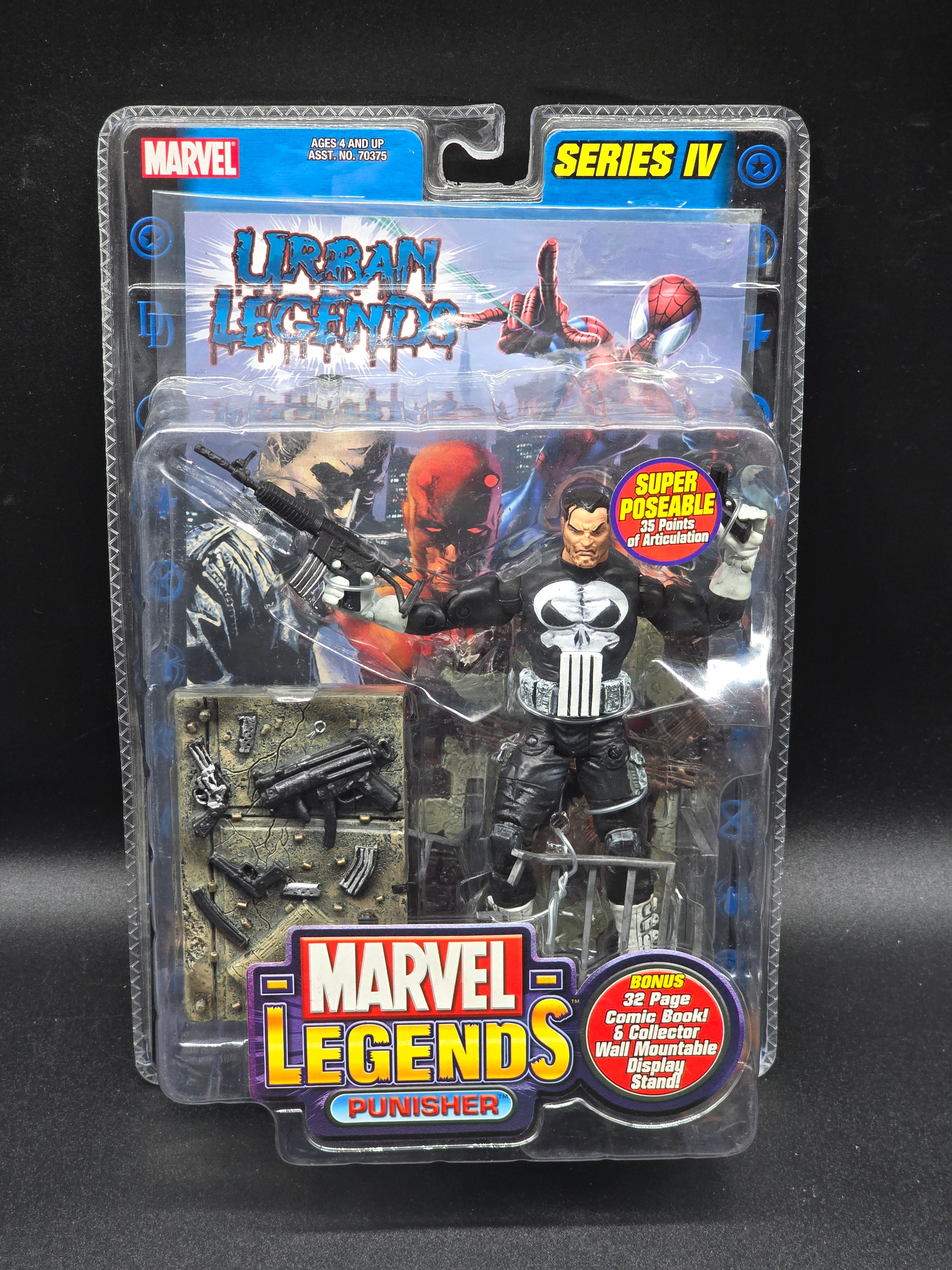 Punisher Marvel Legends Series 4 Action Figure Toybiz 2003
