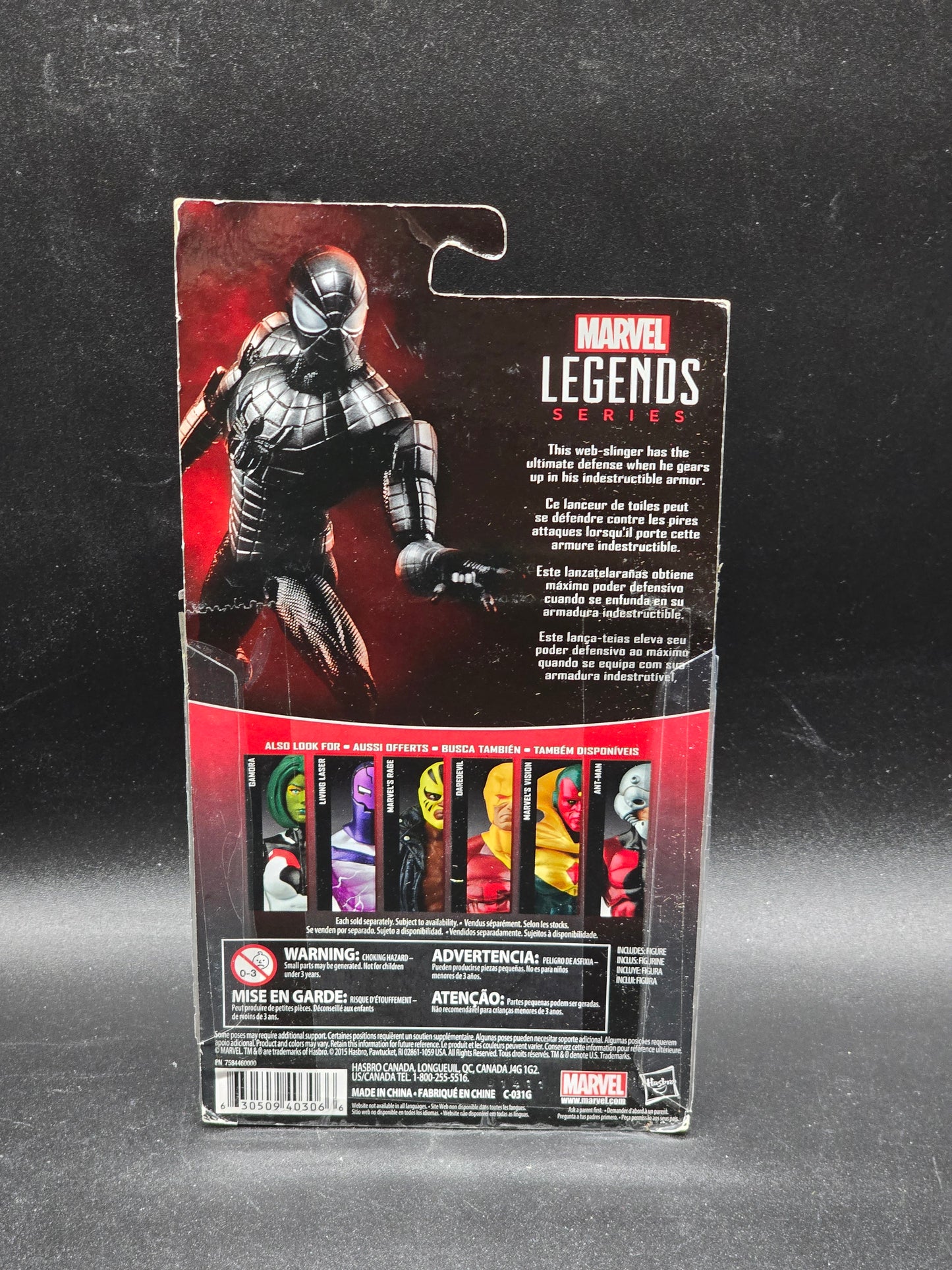 Armored Spider-Man Marvel Legends 3.75 in. Action Figure Hasbro 2015