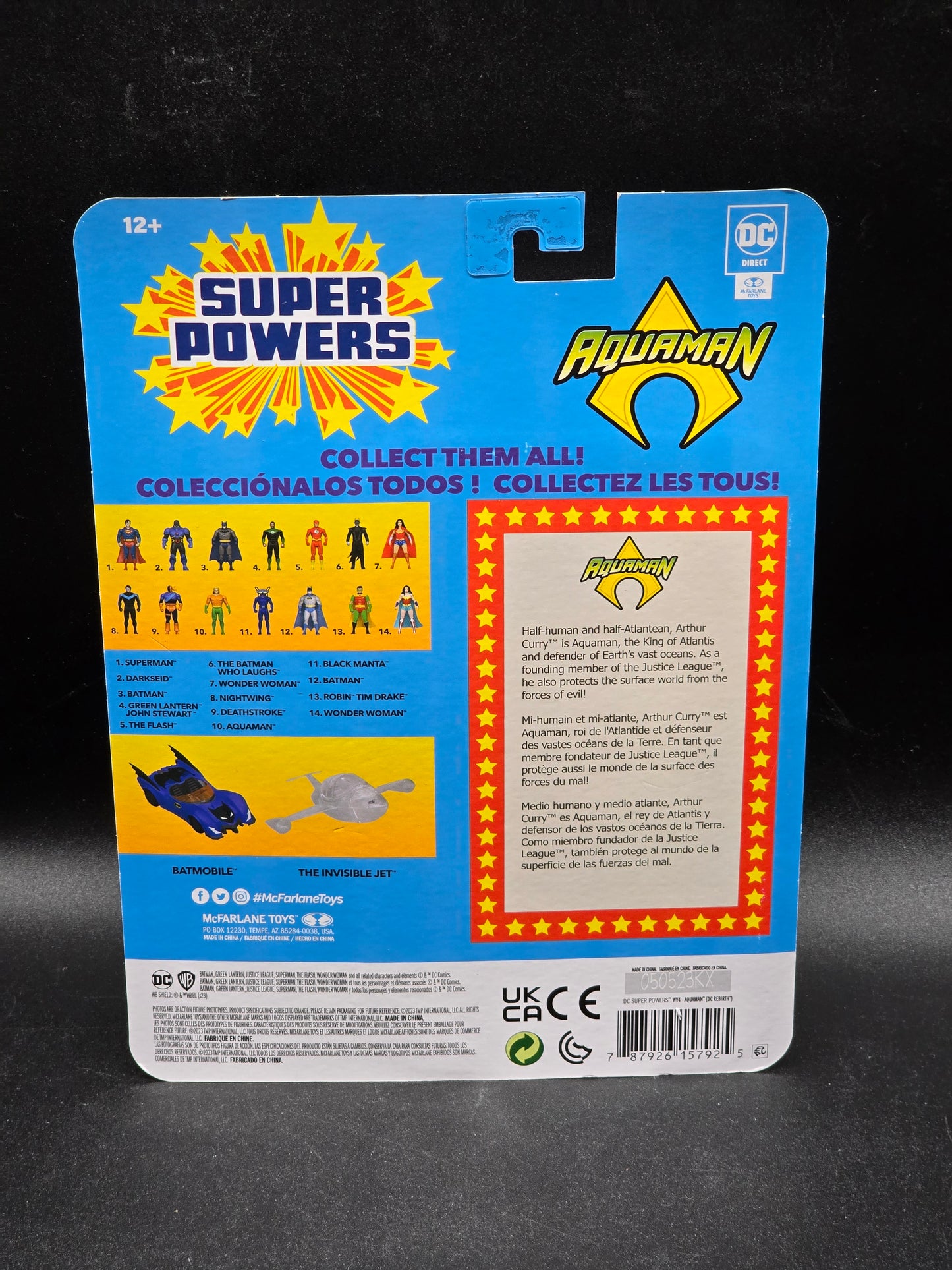 Aquaman DC Super Powers Gold 40th Anniversary Action Figure McFarlane Toys 2025