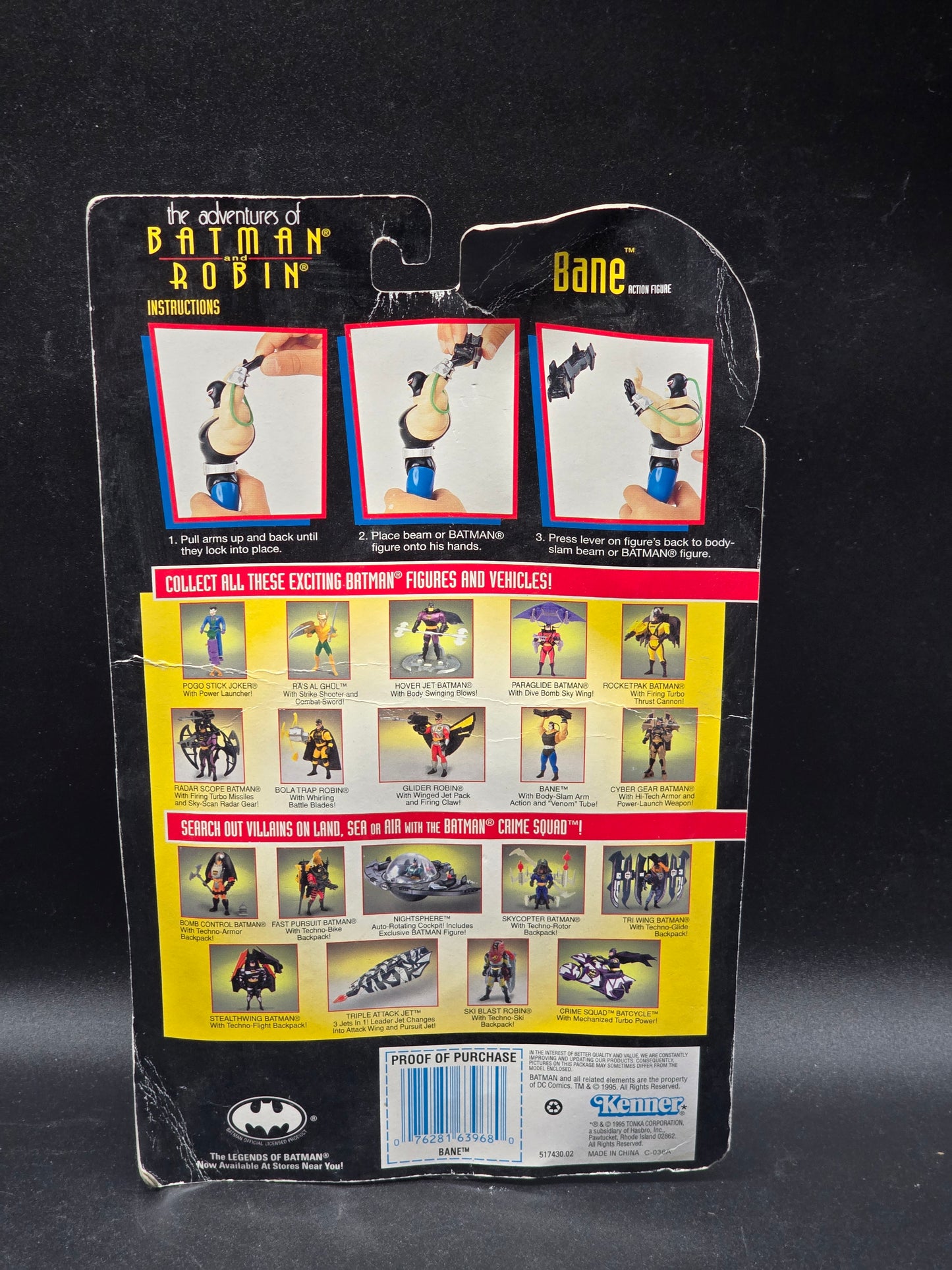 Bane Kenner The Adventures of Batman and Robin Animated Series Figure 1995